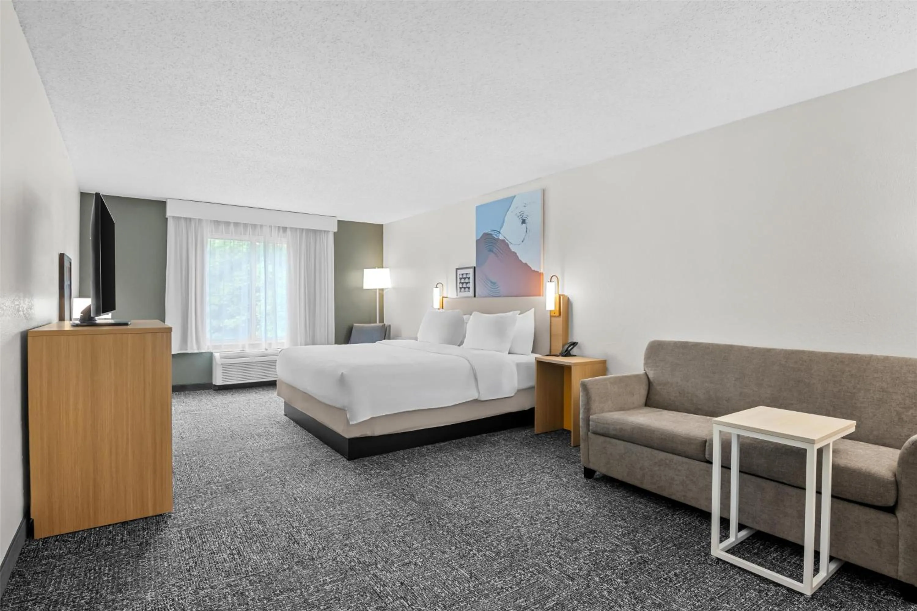 Living room, Bed in Spark By Hilton Traverse City