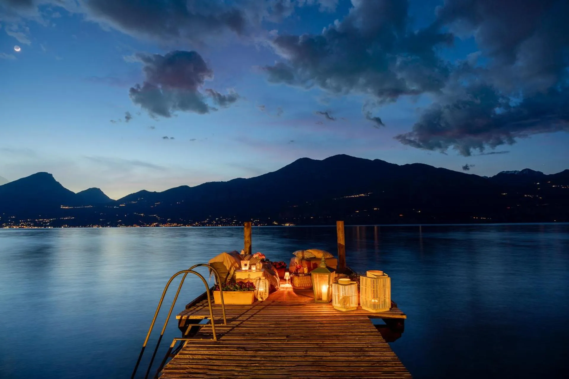 Lake view in La Caletta Hotel Bolognese