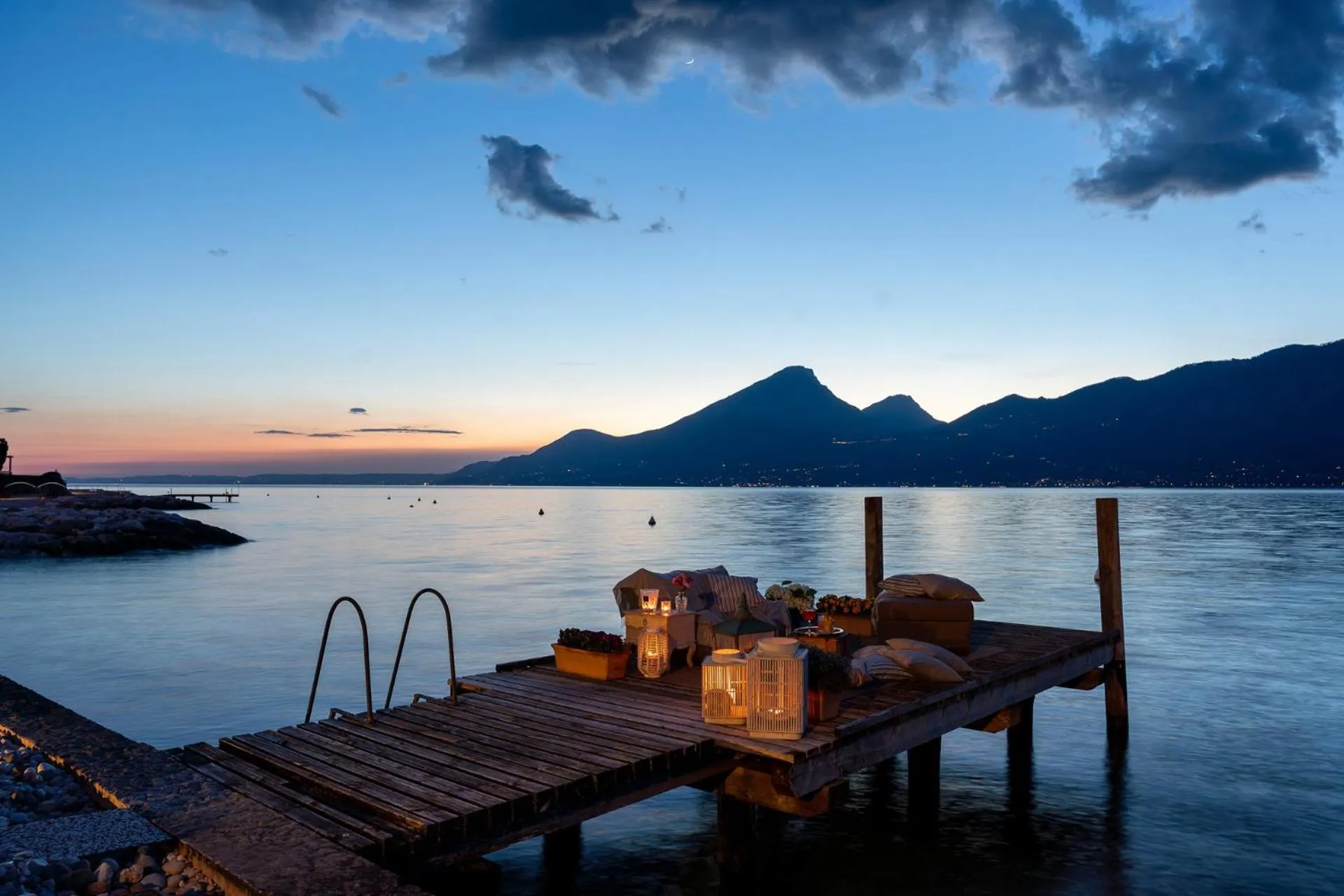 Lake view in La Caletta Hotel Bolognese