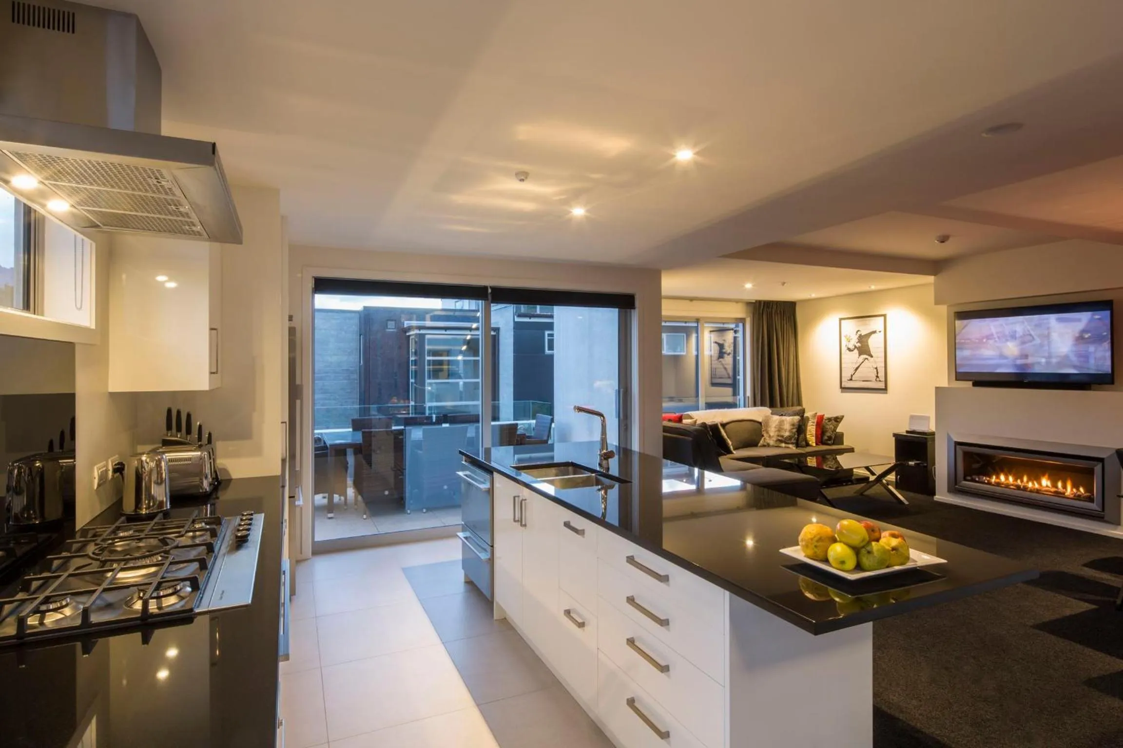 Kitchen or kitchenette in Central Queenstown Apartment 15 Melbourne