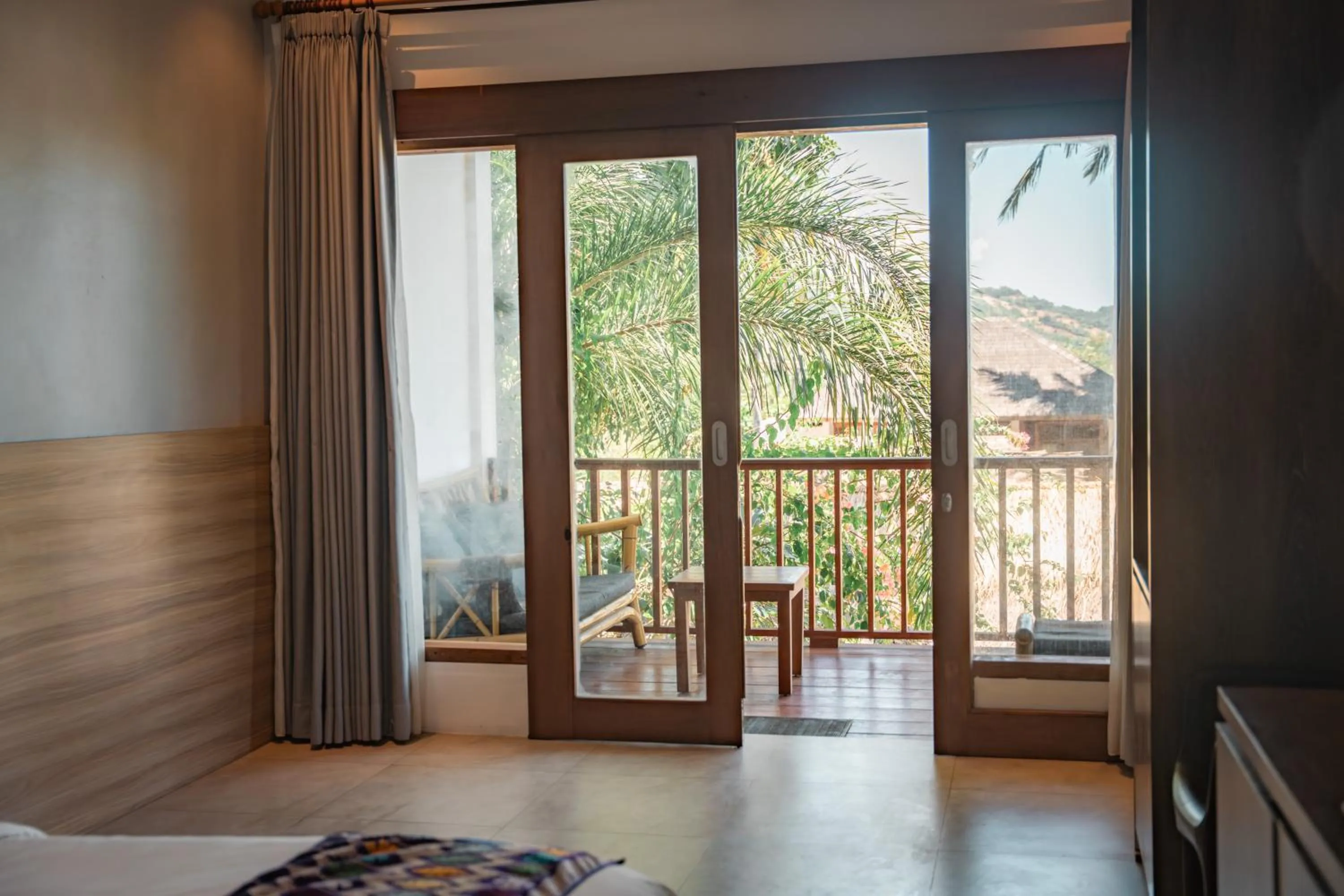 View (from property/room), Bed in Village Vibes Lombok