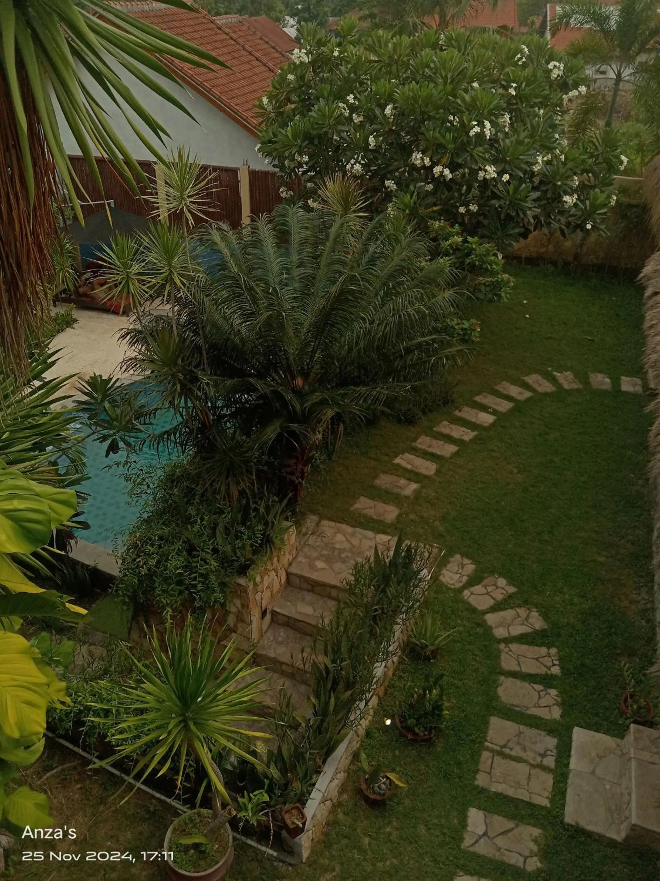 Garden view in Village Vibes Lombok