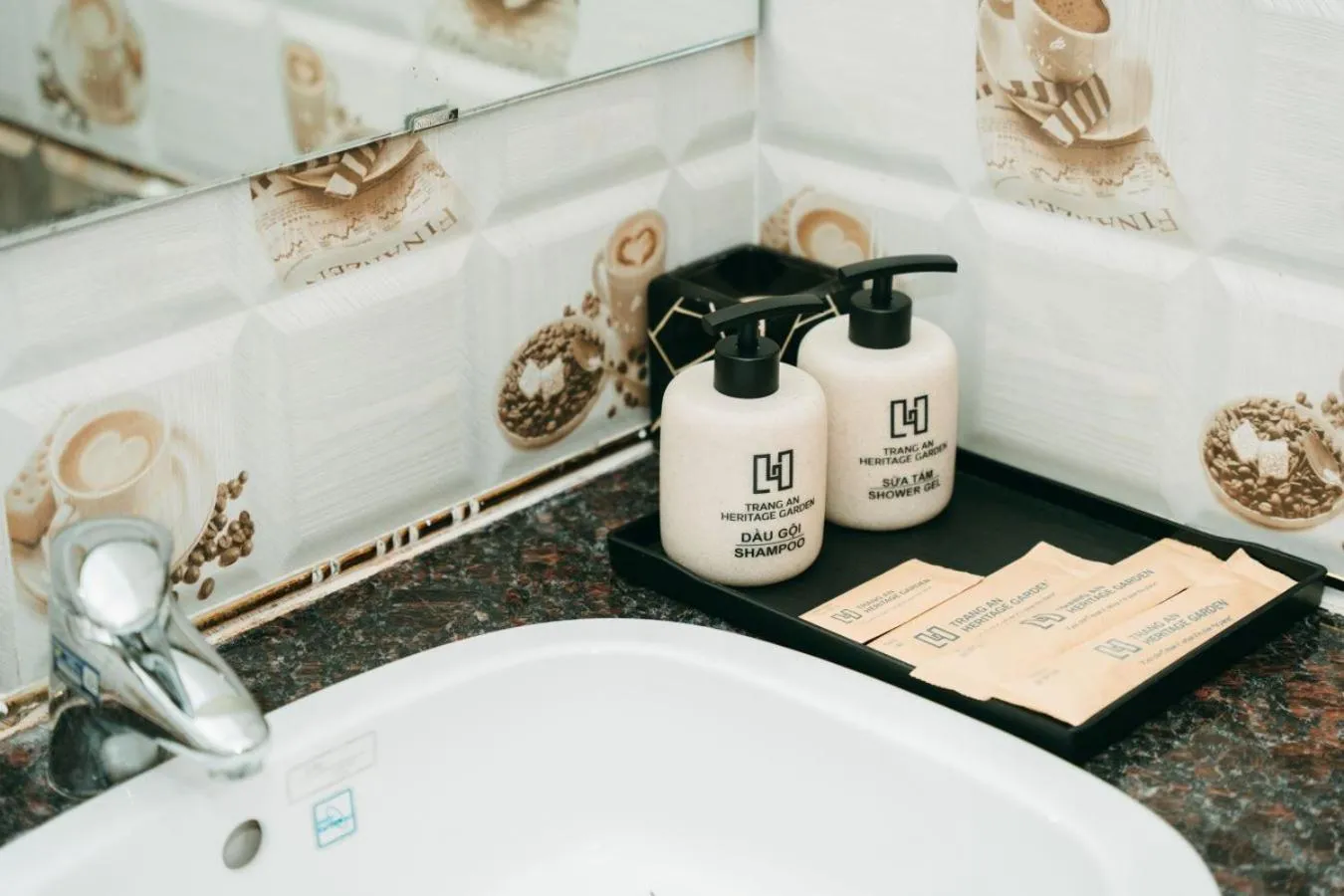 Bathroom in Trang An Heritage Garden