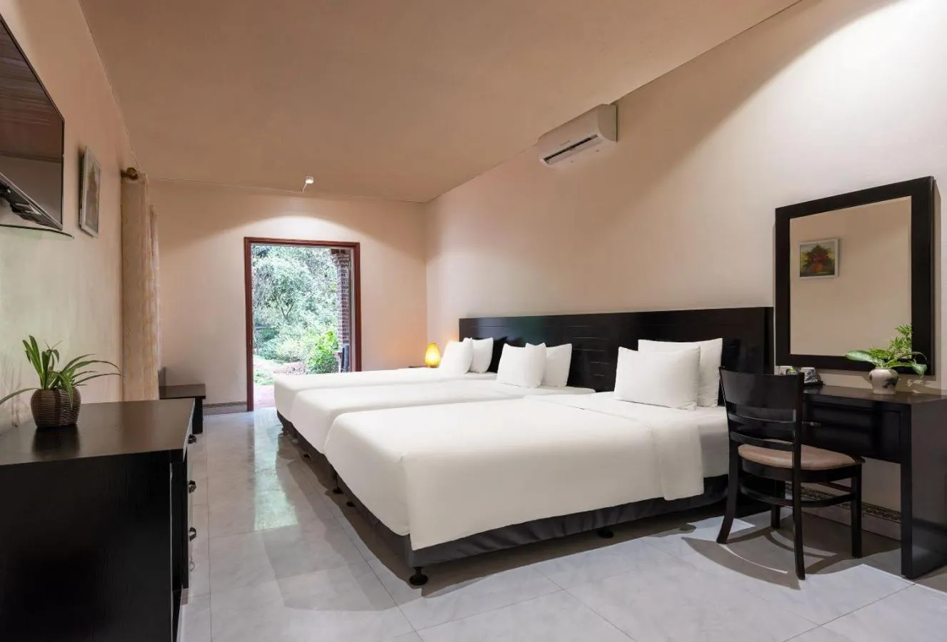 Bedroom, Bed in Trang An Heritage Garden