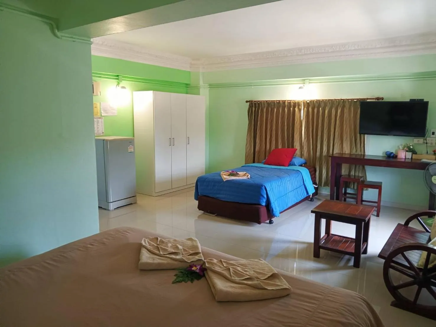 Bed in Anchalee Resort