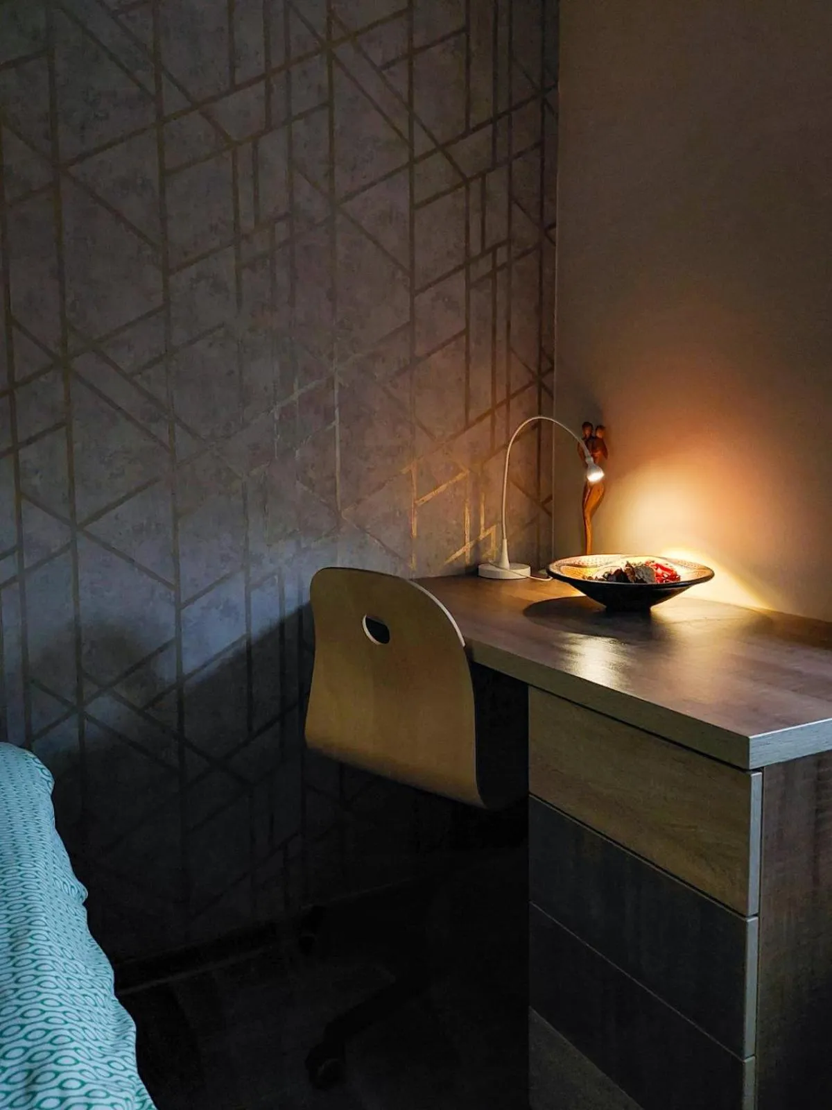 Decorative detail, Bed in Flat Kosutnjak 9