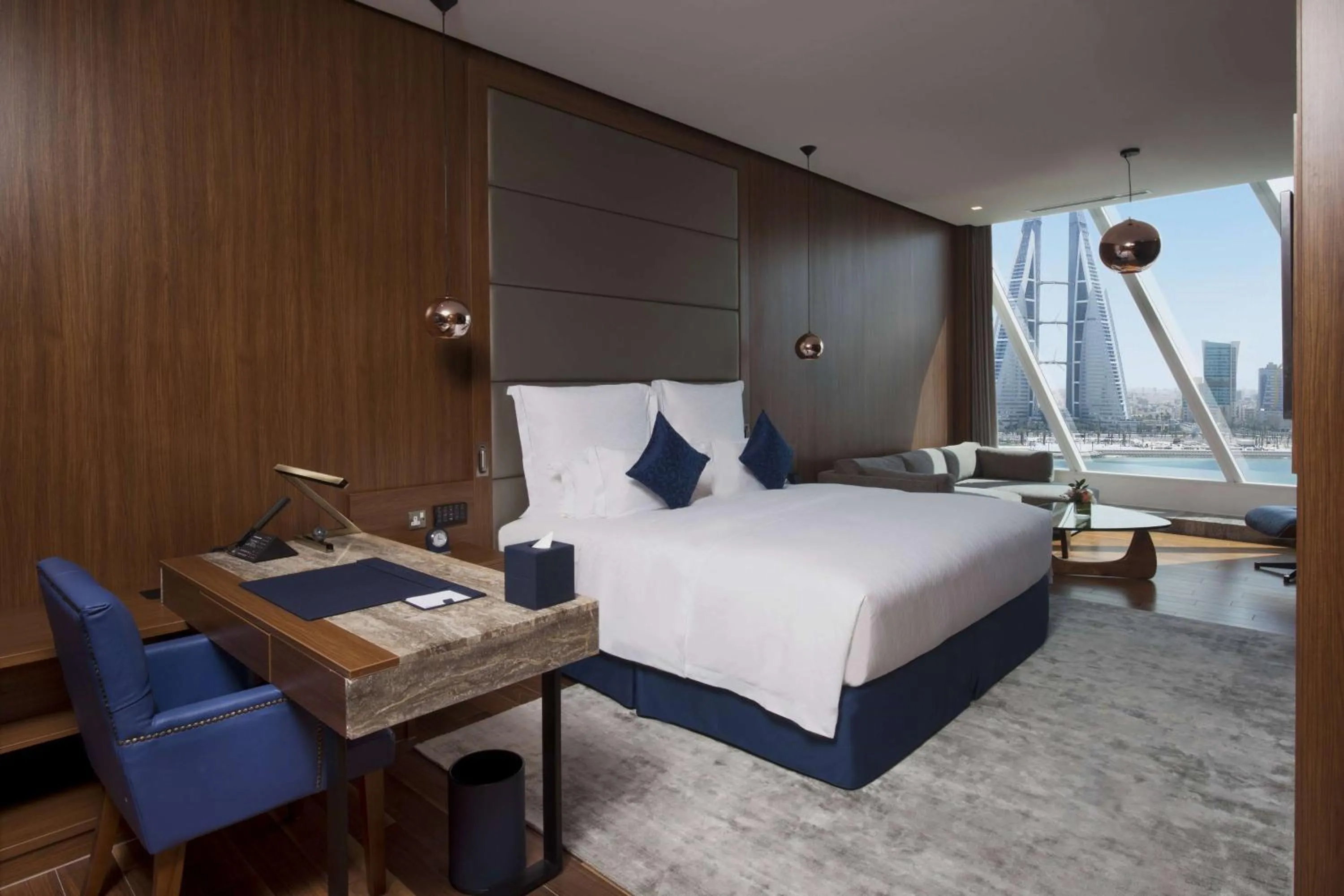 Photo of the whole room, Bed in Wyndham Grand Manama