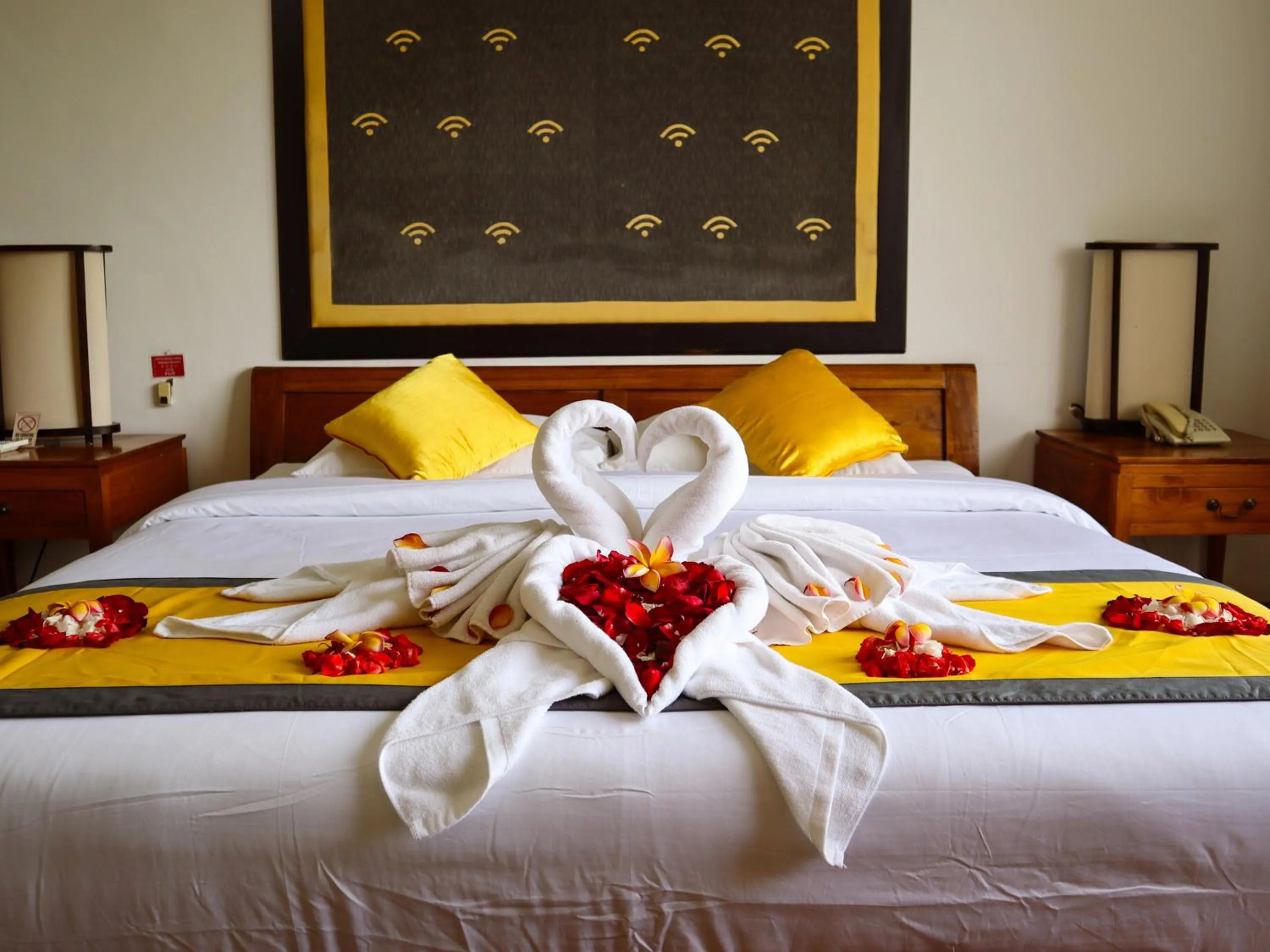 Bed in Bali Masari Villas & Spa Ubud