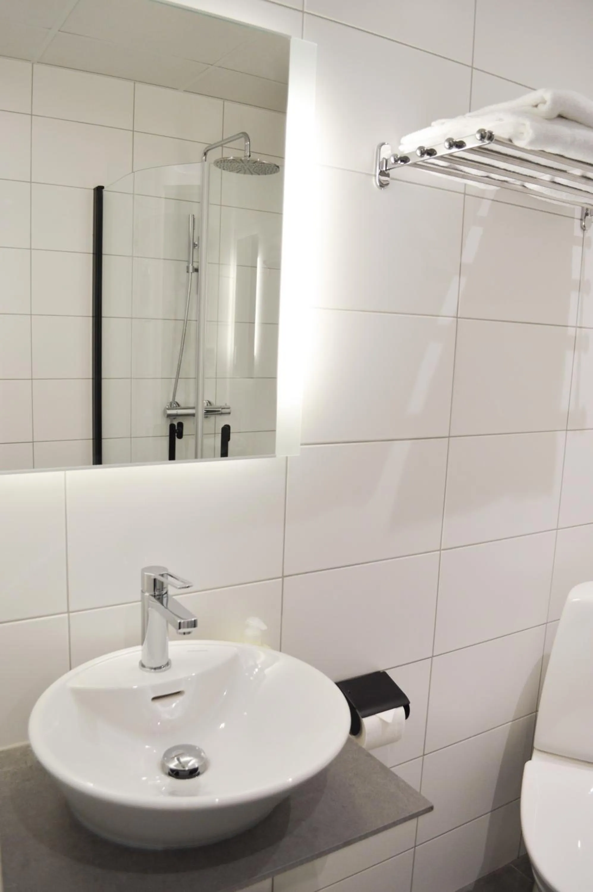 Shower in Hotell Stortorget, Östersund