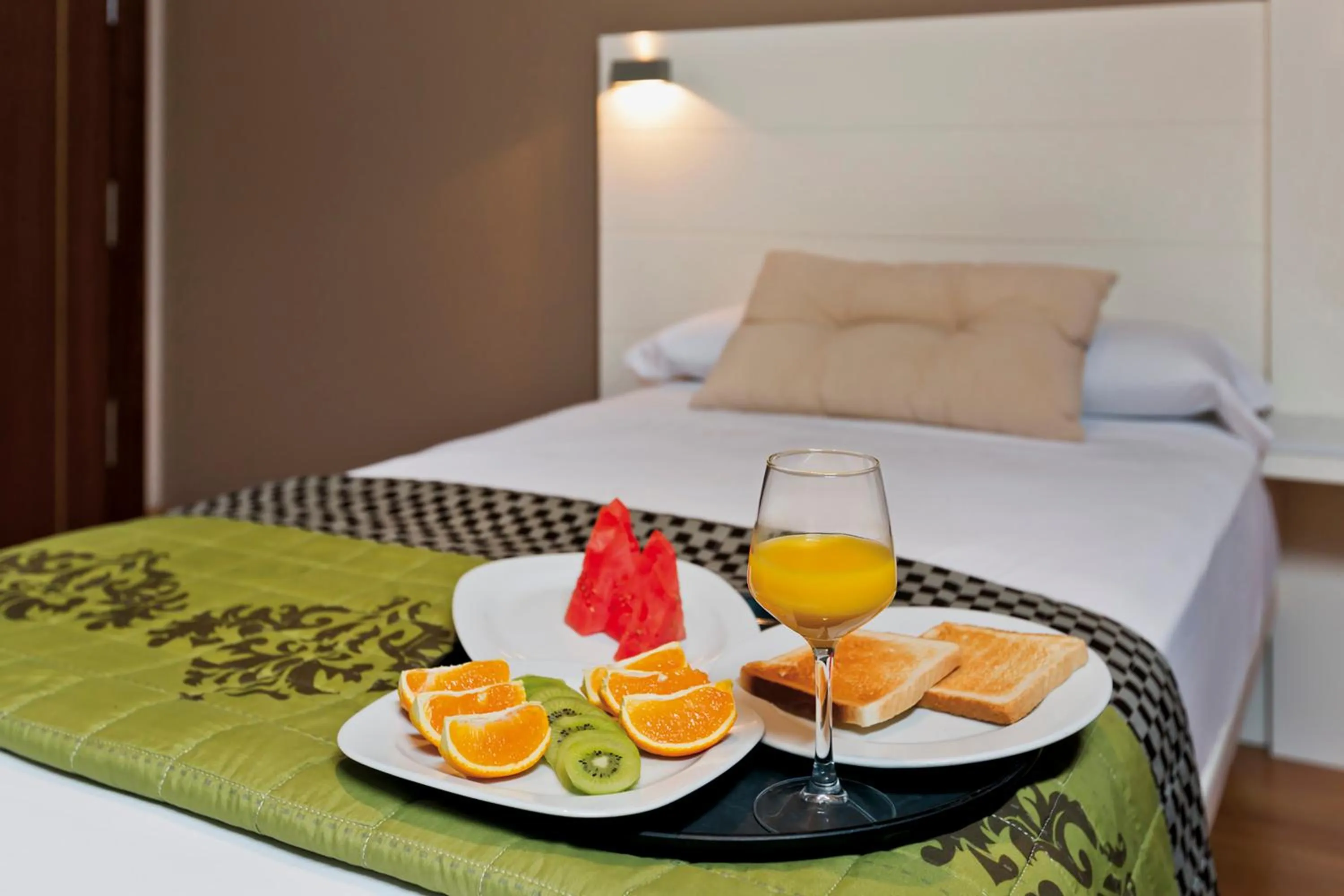 Decorative detail, Bed in Hotel Fuente El Cura