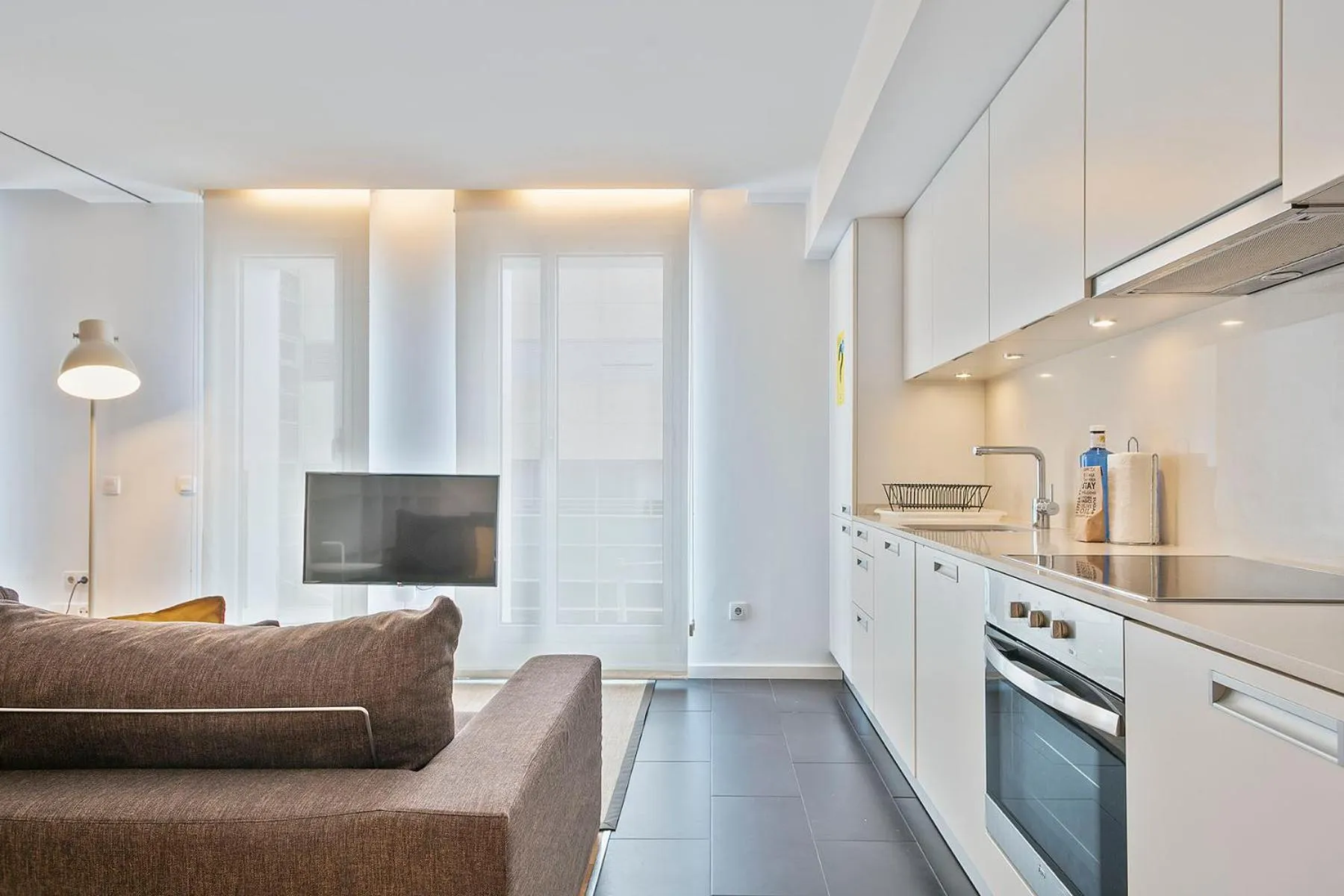 kitchen in Lugaris Beach Apartments