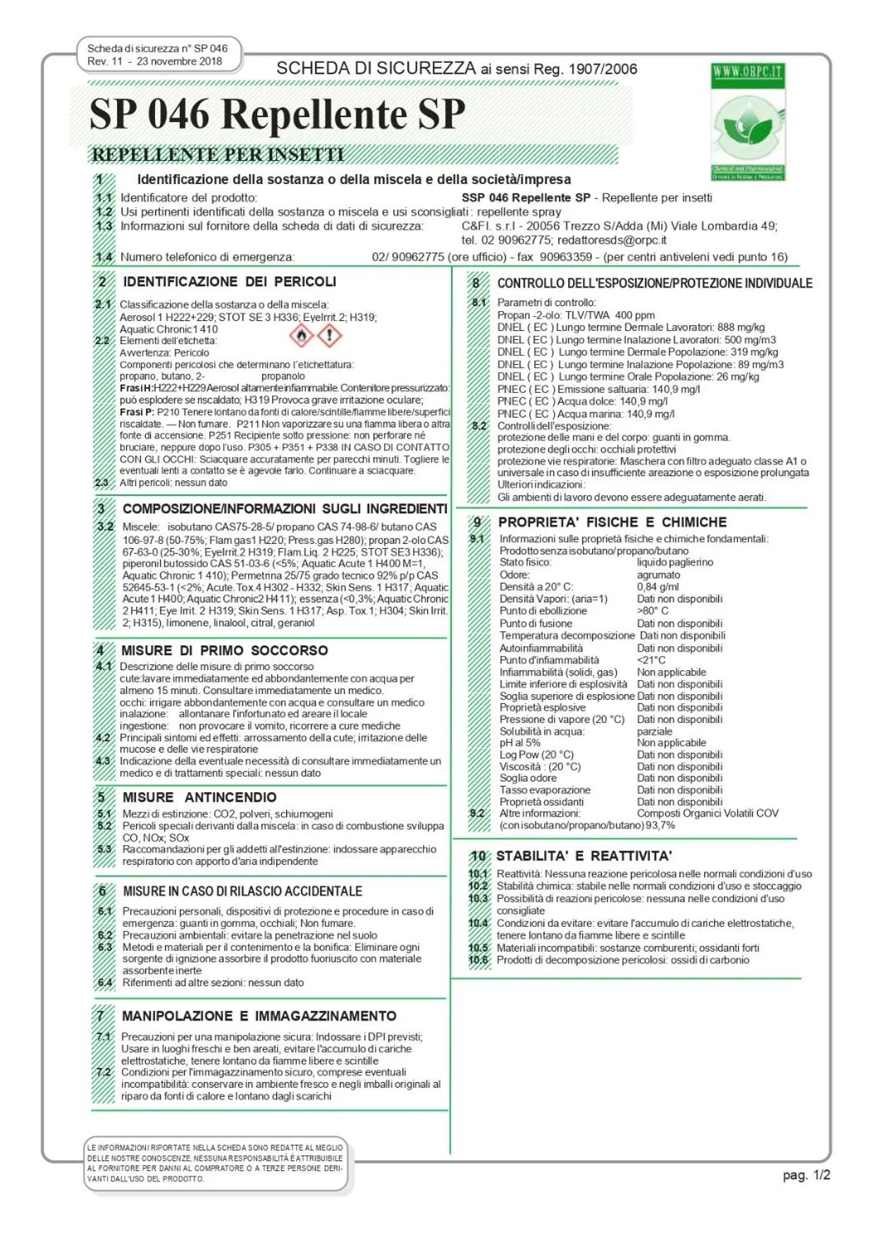 Certificate/Award in San Demetrio