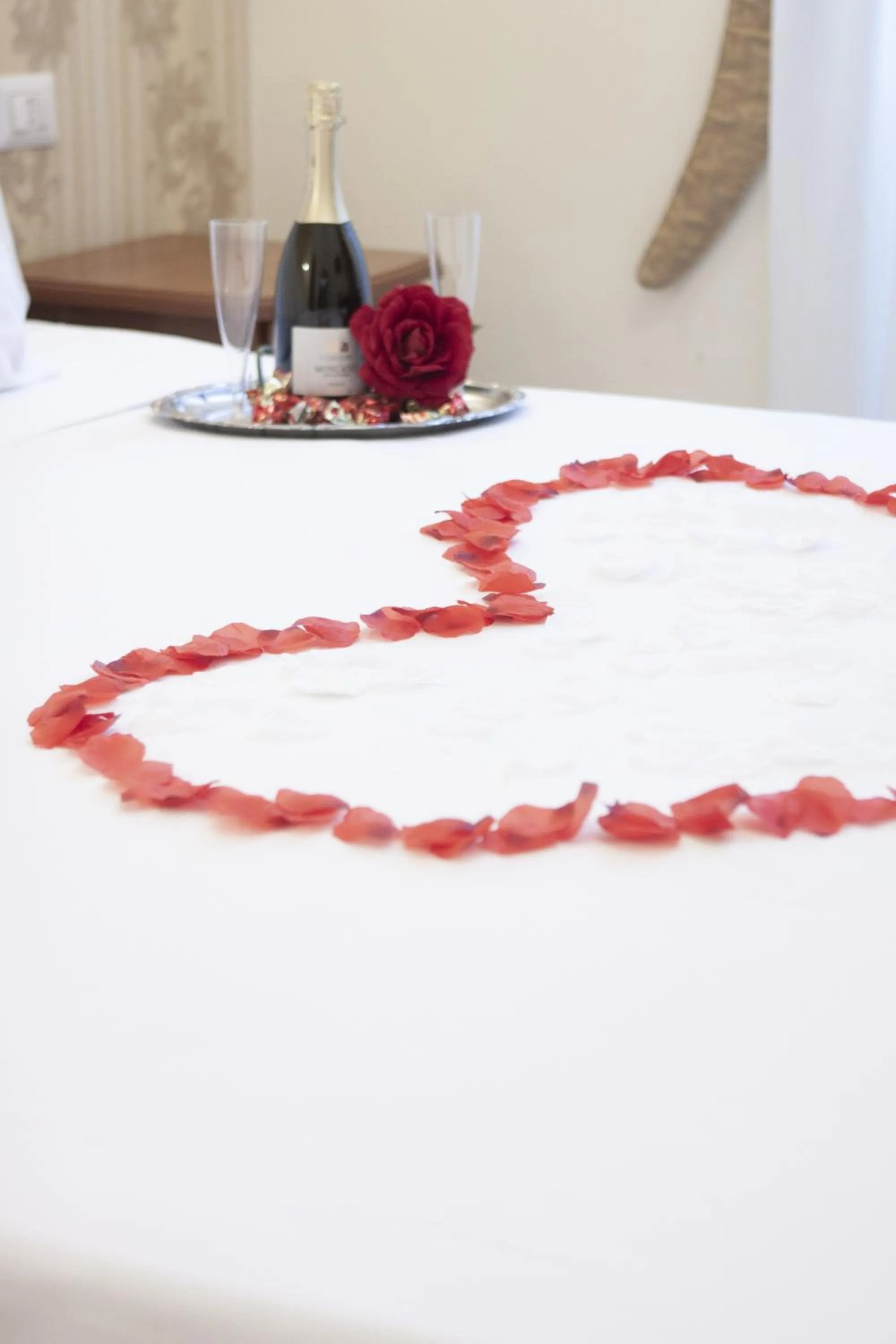 Decorative detail, Bed in Suite Dal Conte