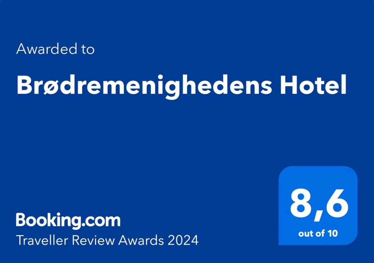 Certificate/Award in Brødremenighedens Hotel