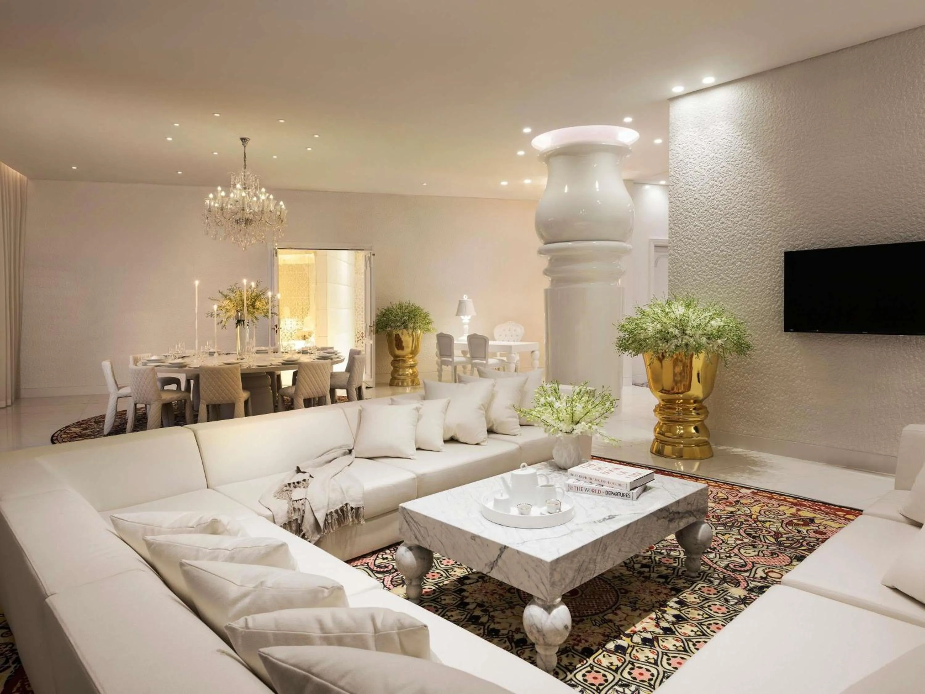 Bedroom in Mondrian Doha