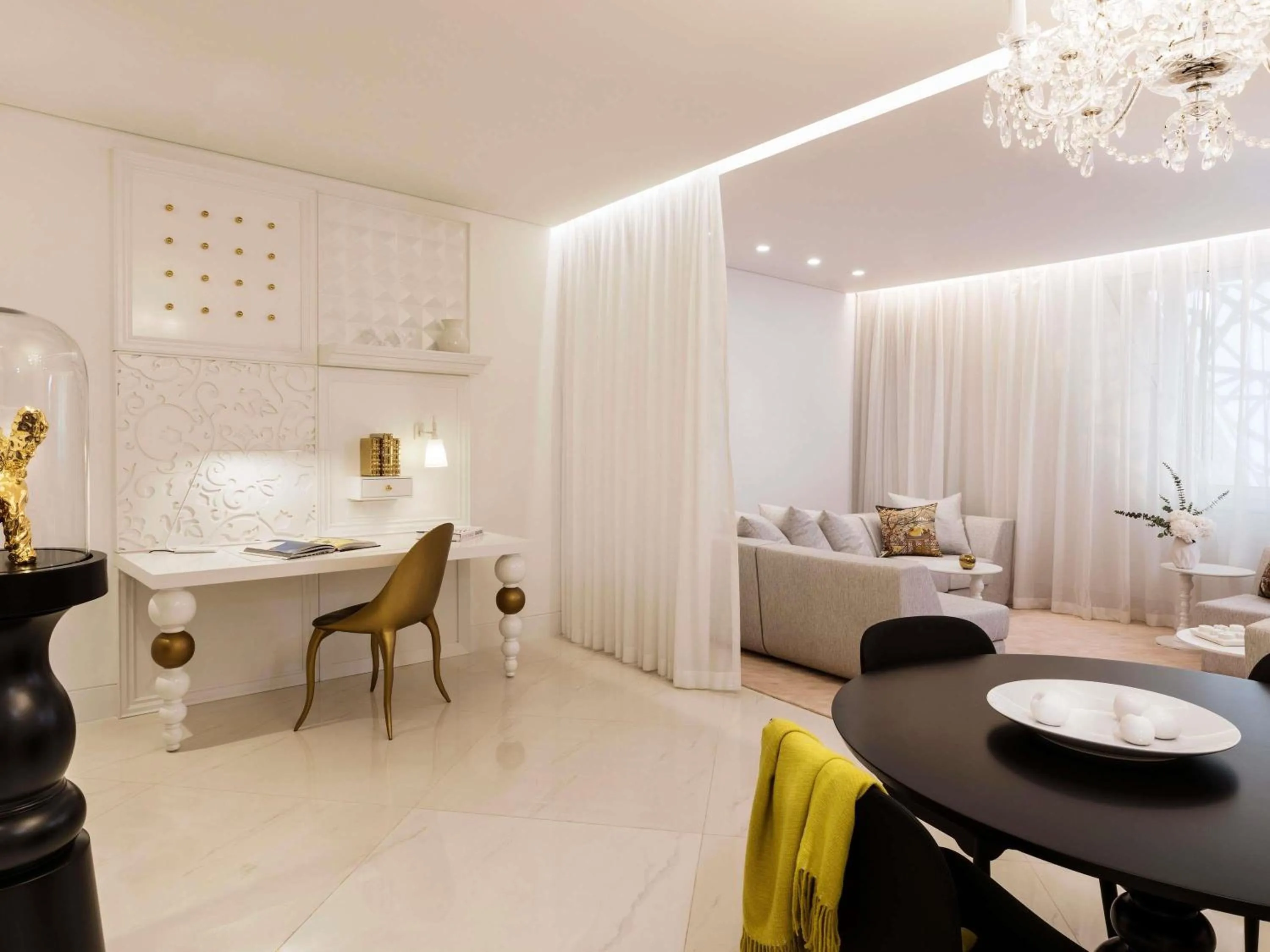 Bedroom in Mondrian Doha