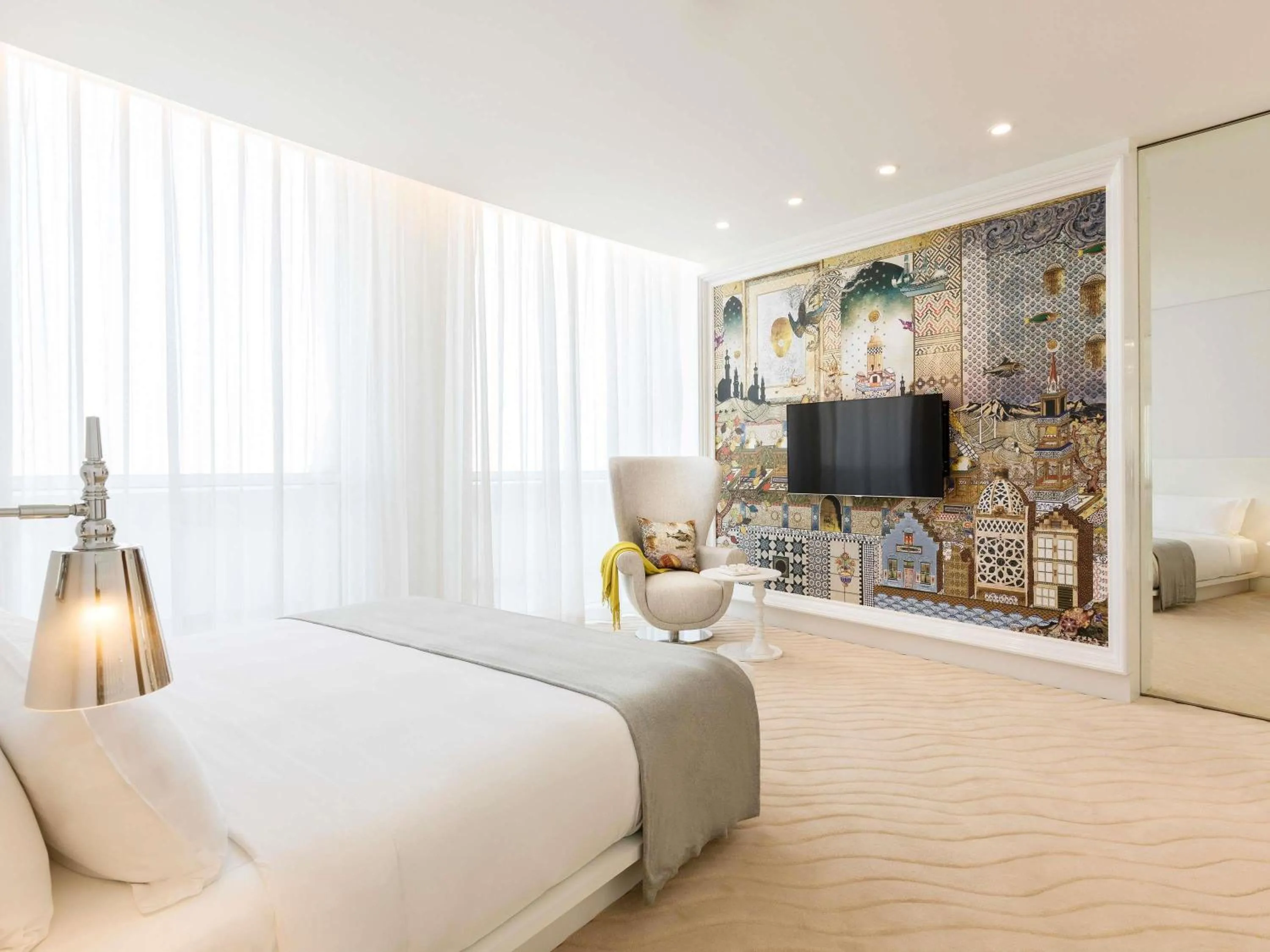 Bedroom, Bed in Mondrian Doha