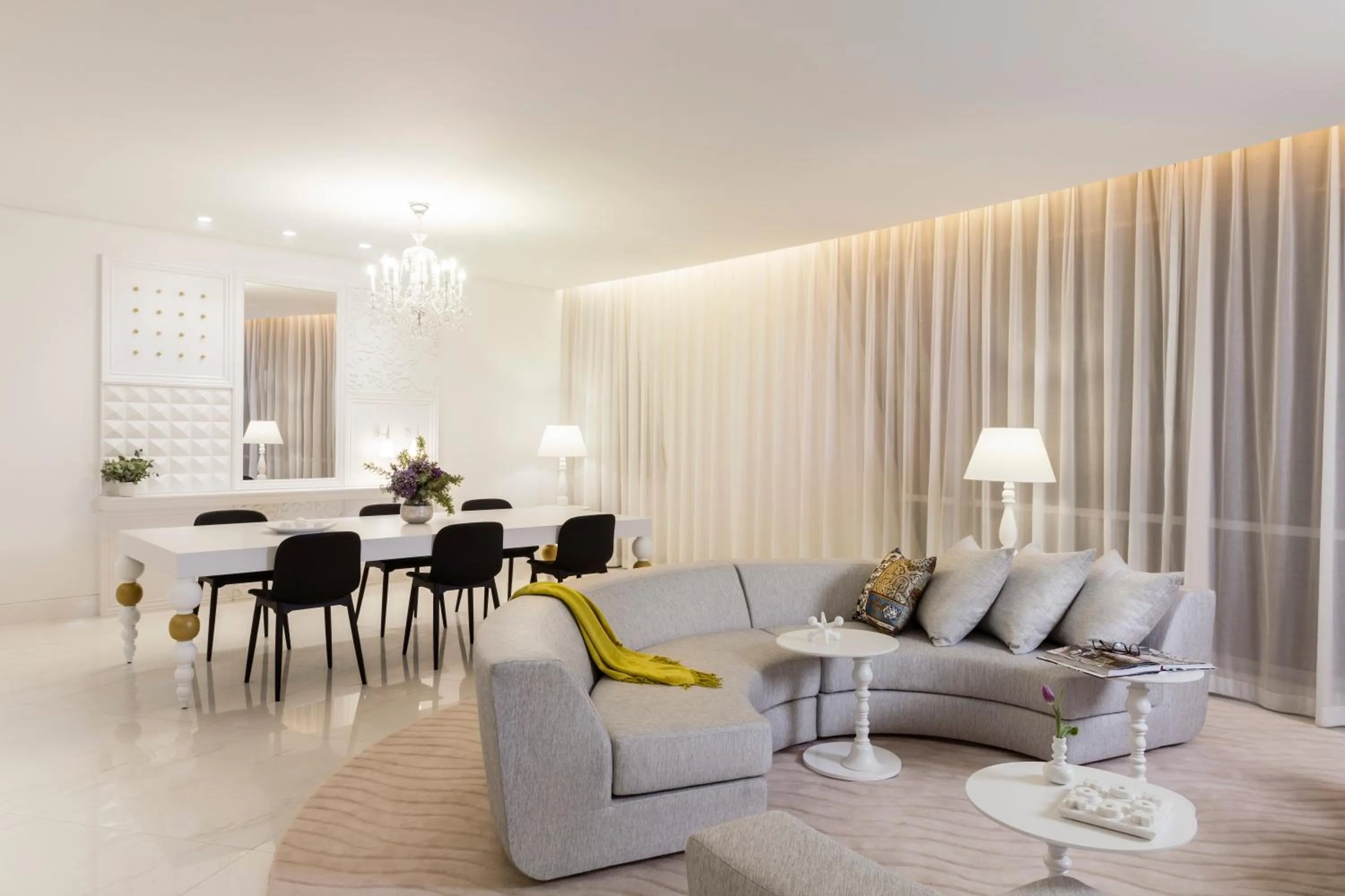 Living room in Mondrian Doha