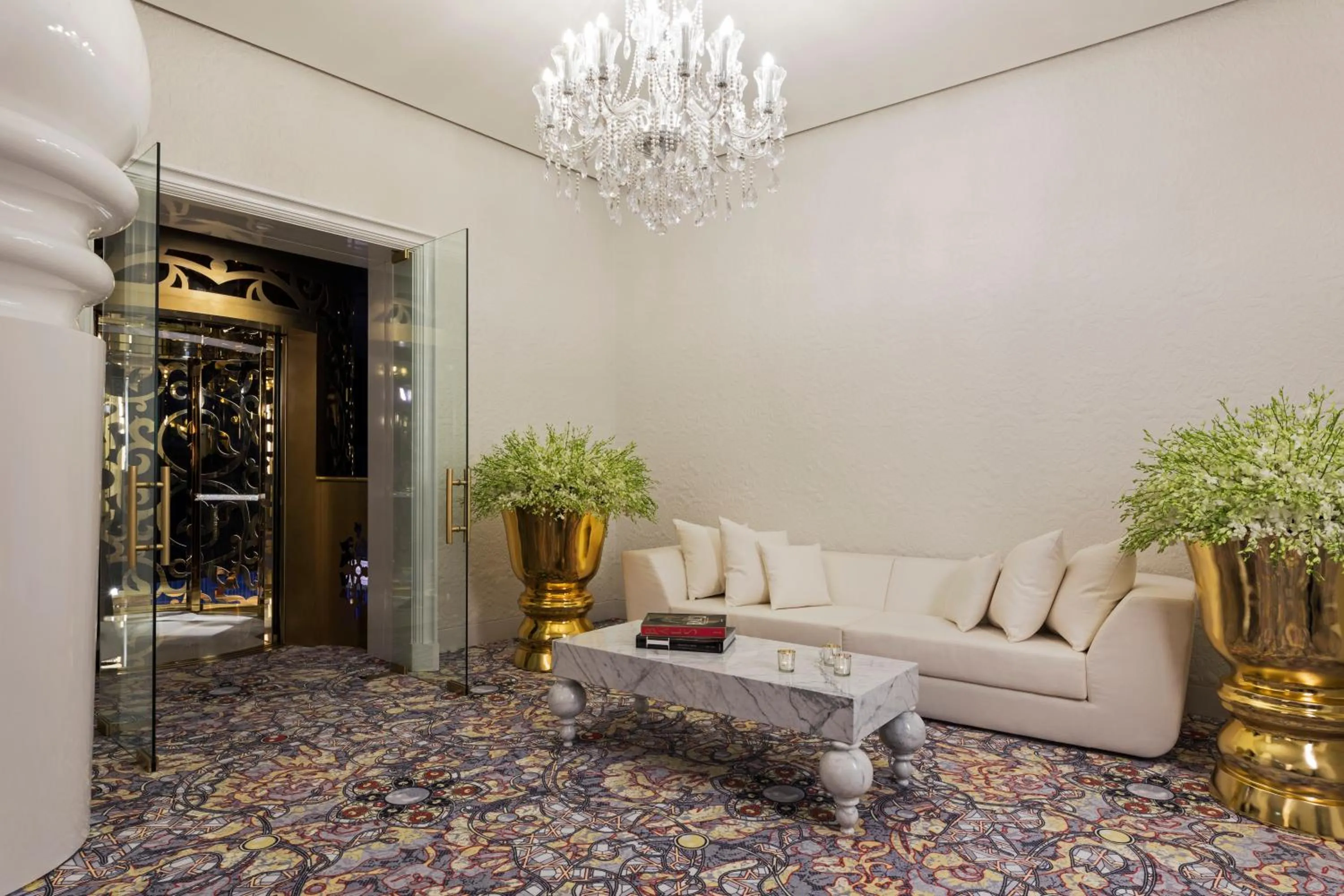 Seating area in Mondrian Doha