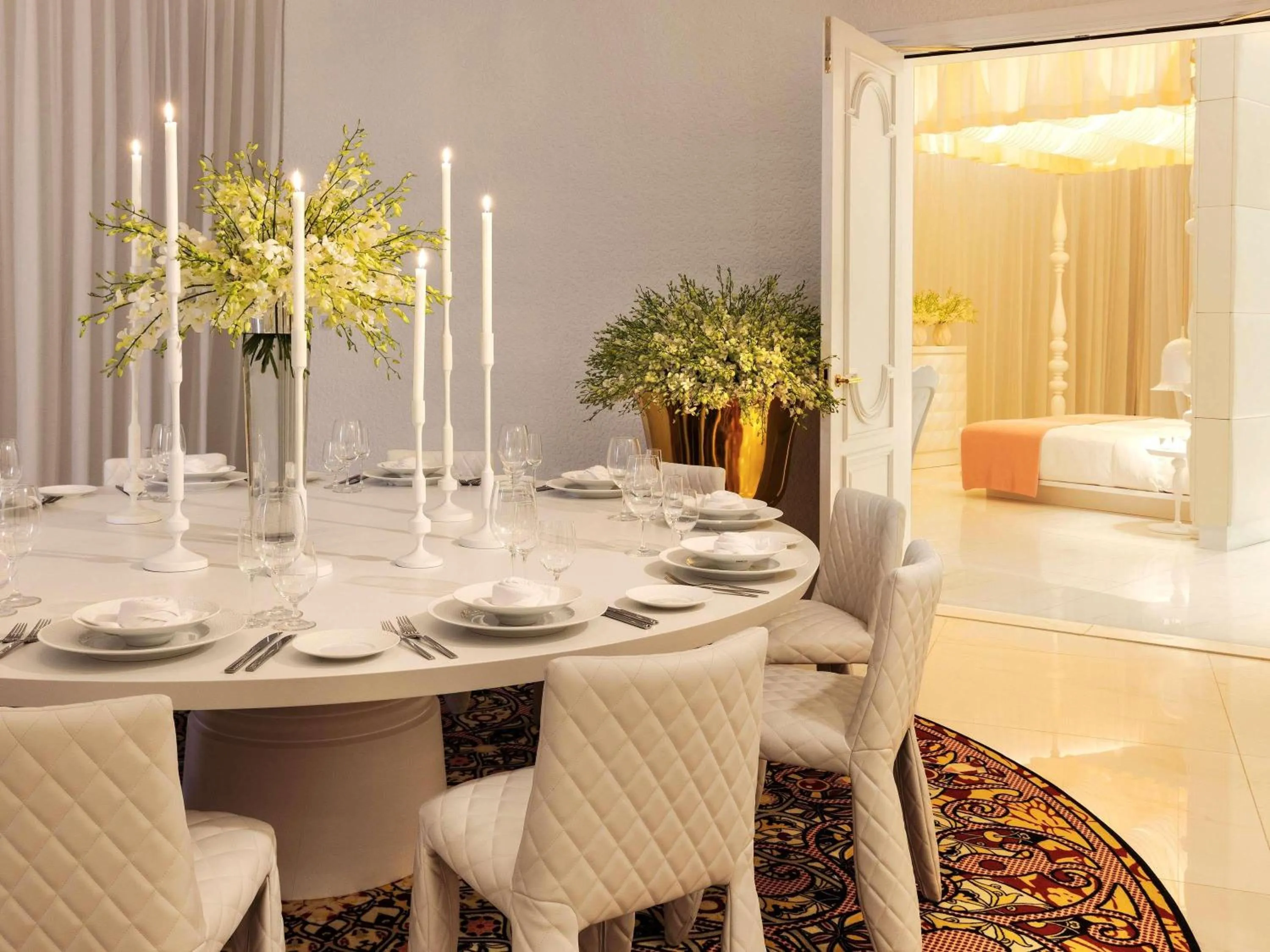 Bedroom in Mondrian Doha