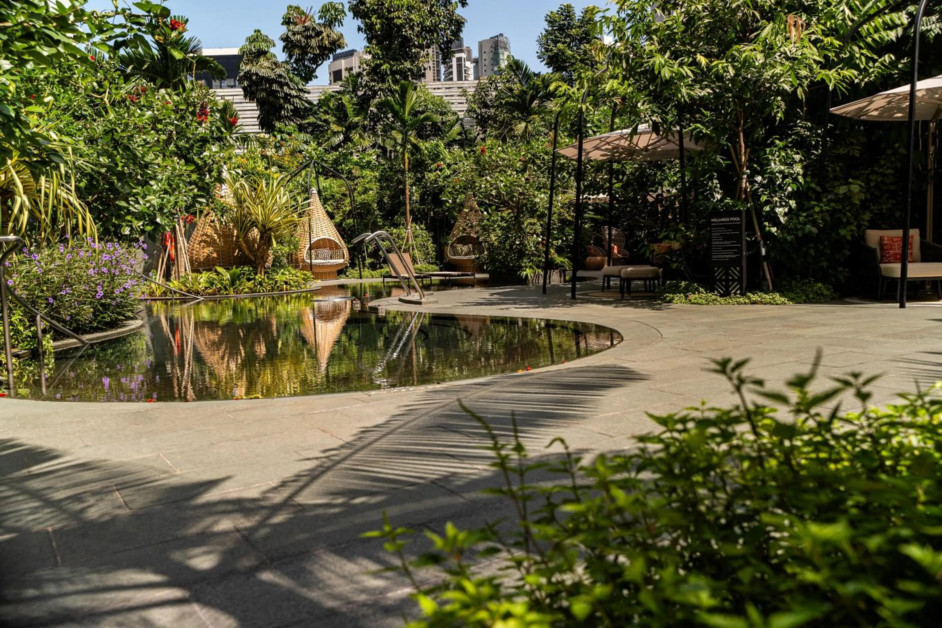 Swimming pool in Grand Hyatt Singapore