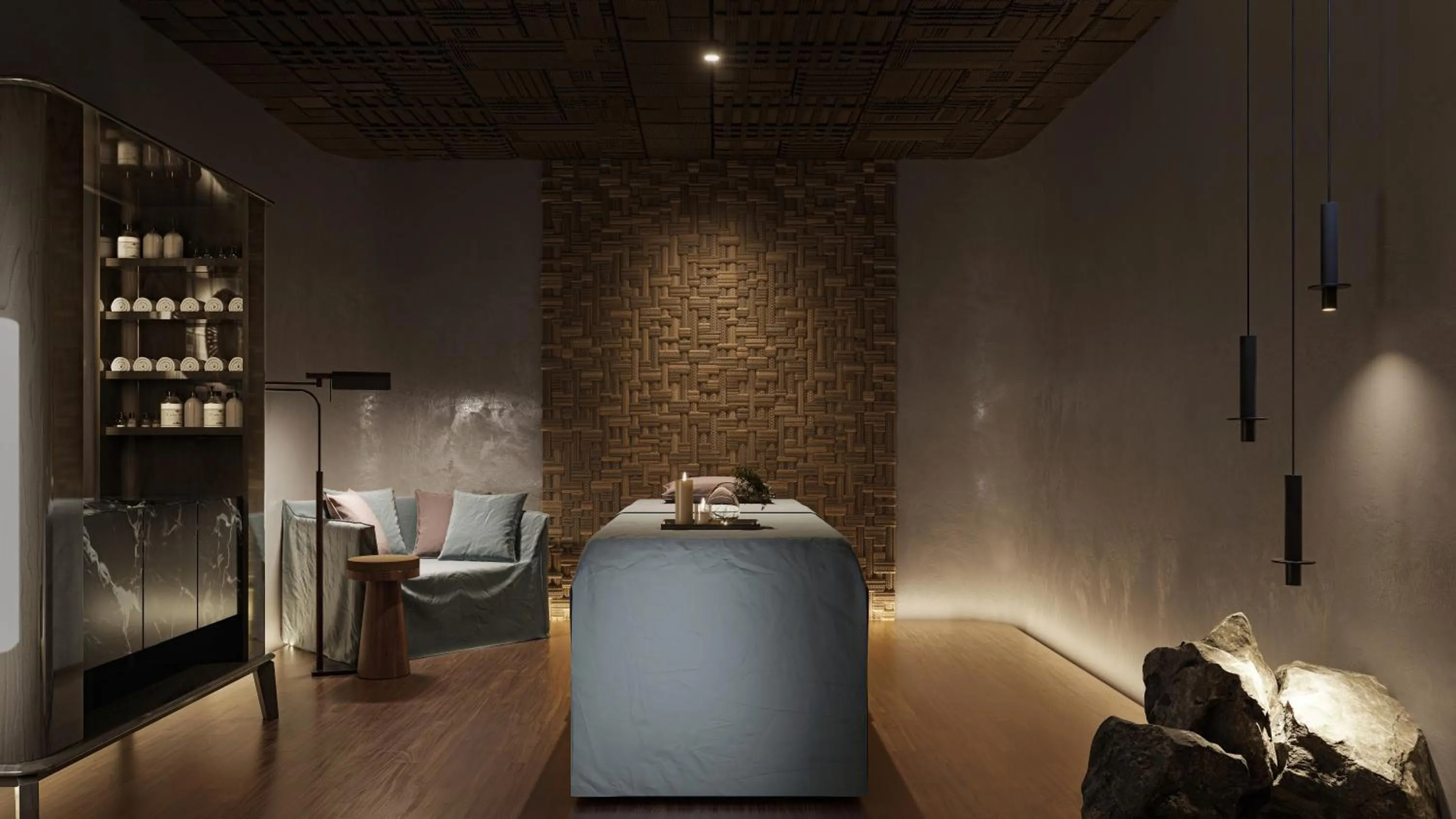 Spa and wellness centre/facilities, Bed in Grand Hyatt Singapore