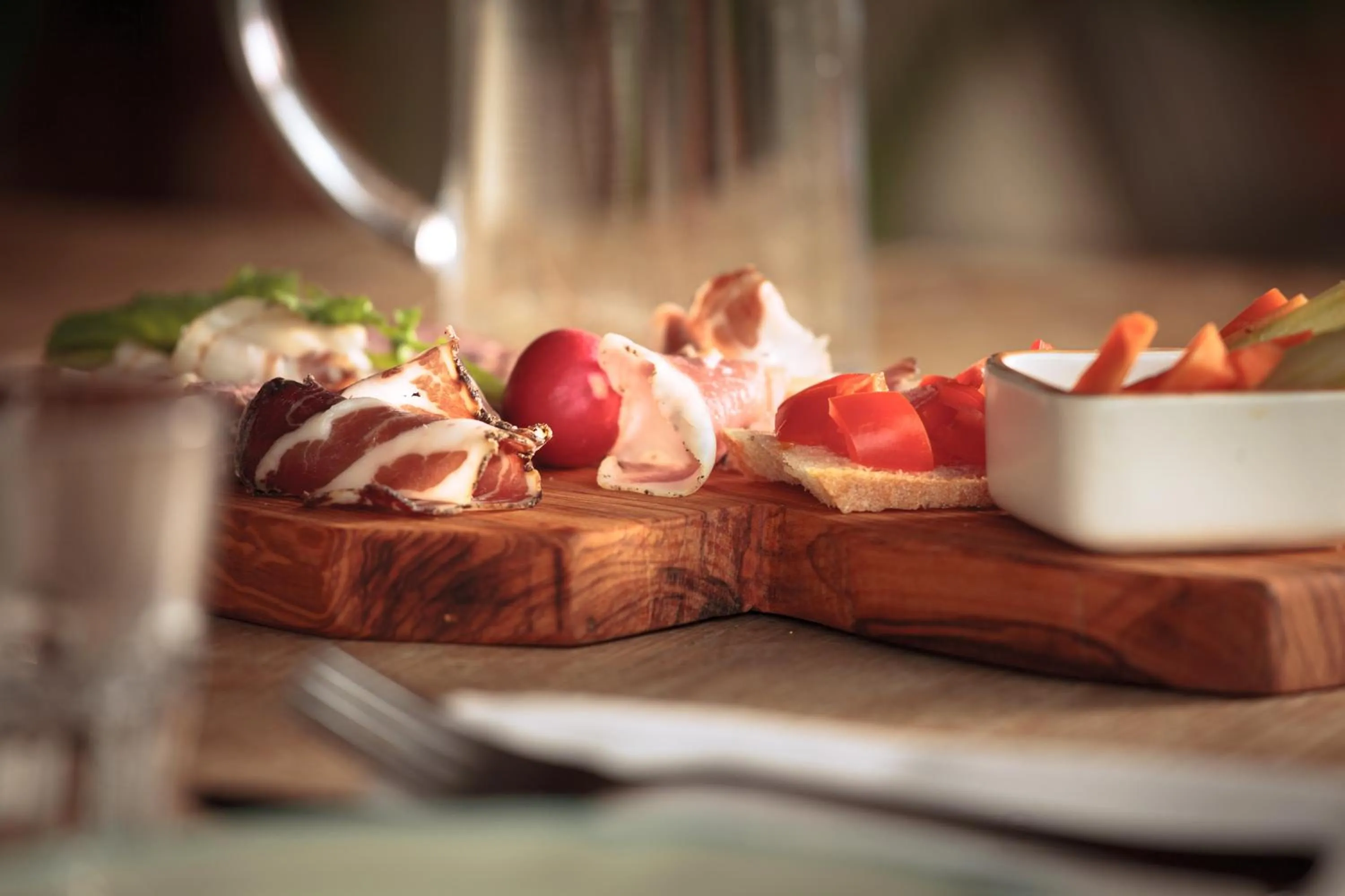 Food and drinks in Agriturismo Bio Aia della Colonna