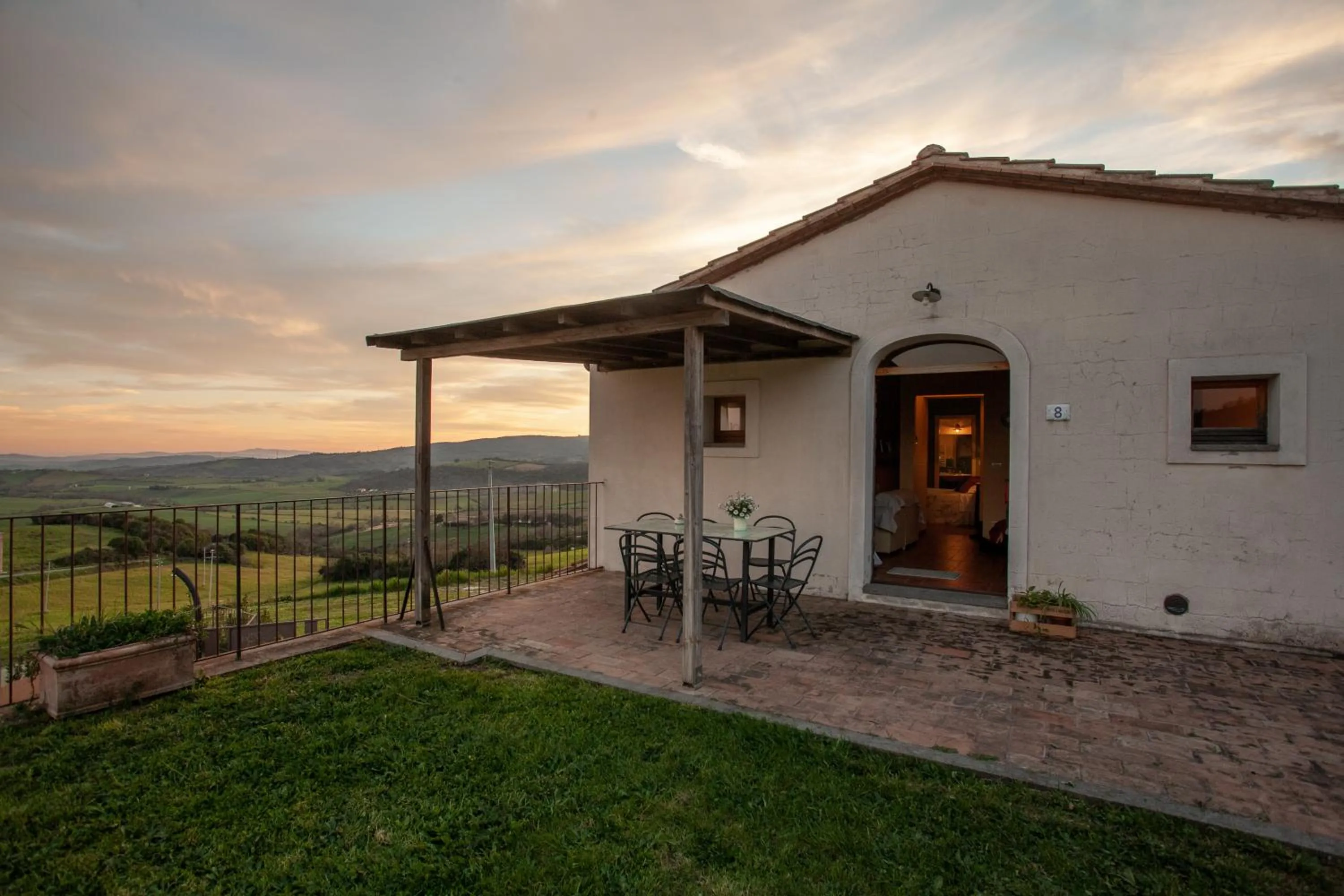 Patio in Agriturismo Bio Aia della Colonna