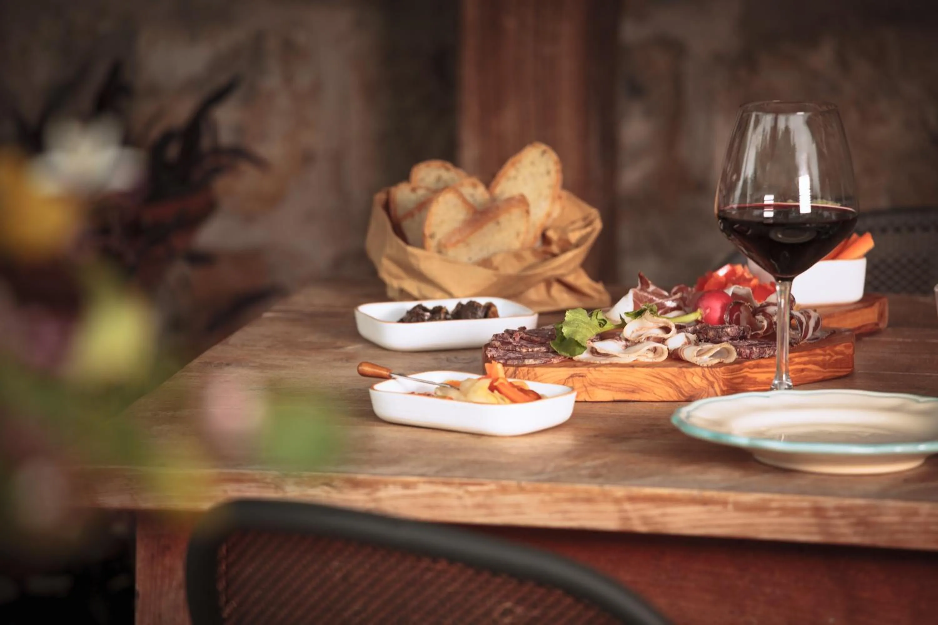 Food and drinks in Agriturismo Bio Aia della Colonna