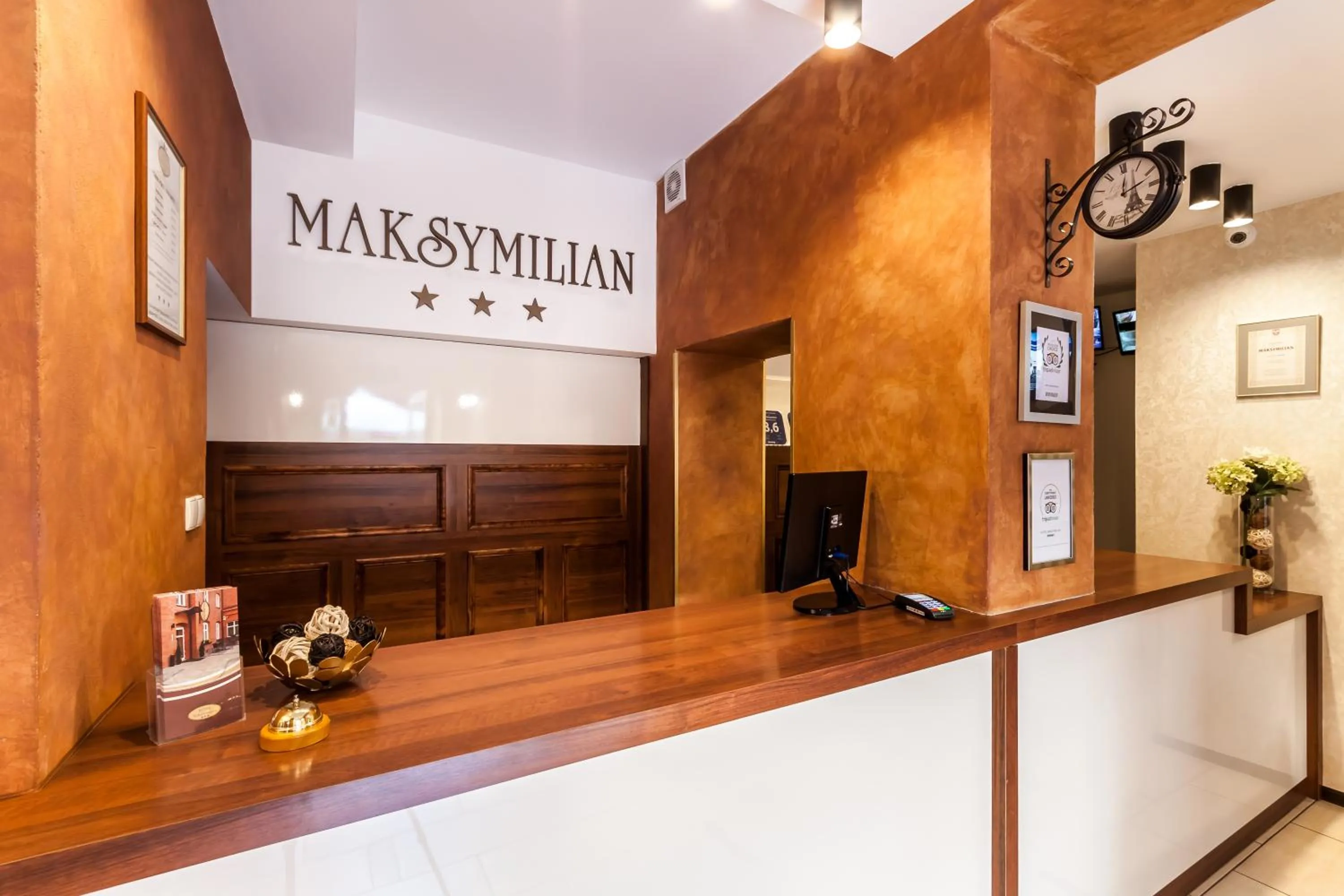Lobby or reception in Hotel Maksymilian
