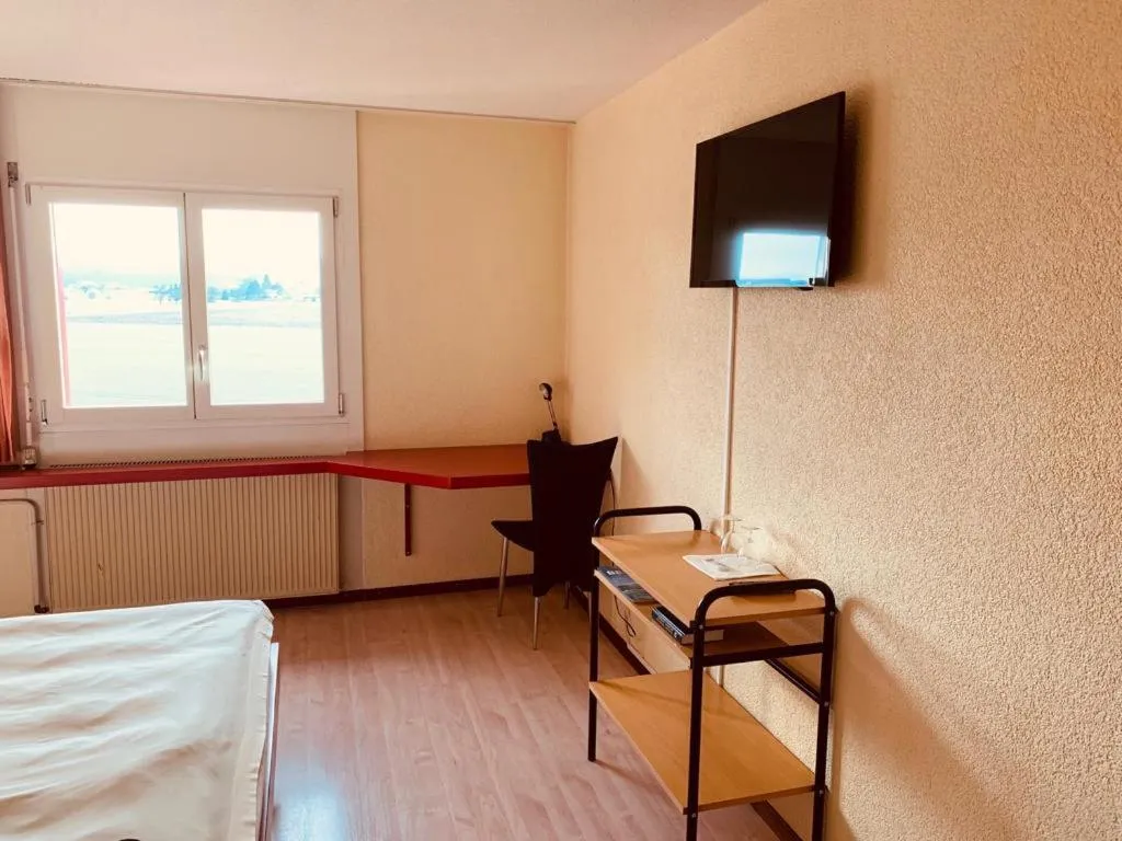 Bed in Hotel Lyssach