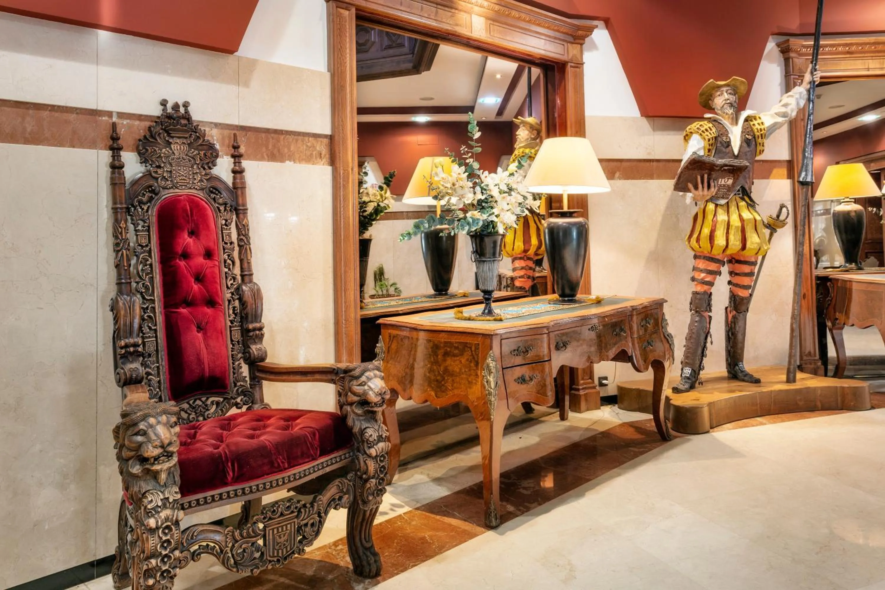 Seating area, Bed in Exe Doña Carlota