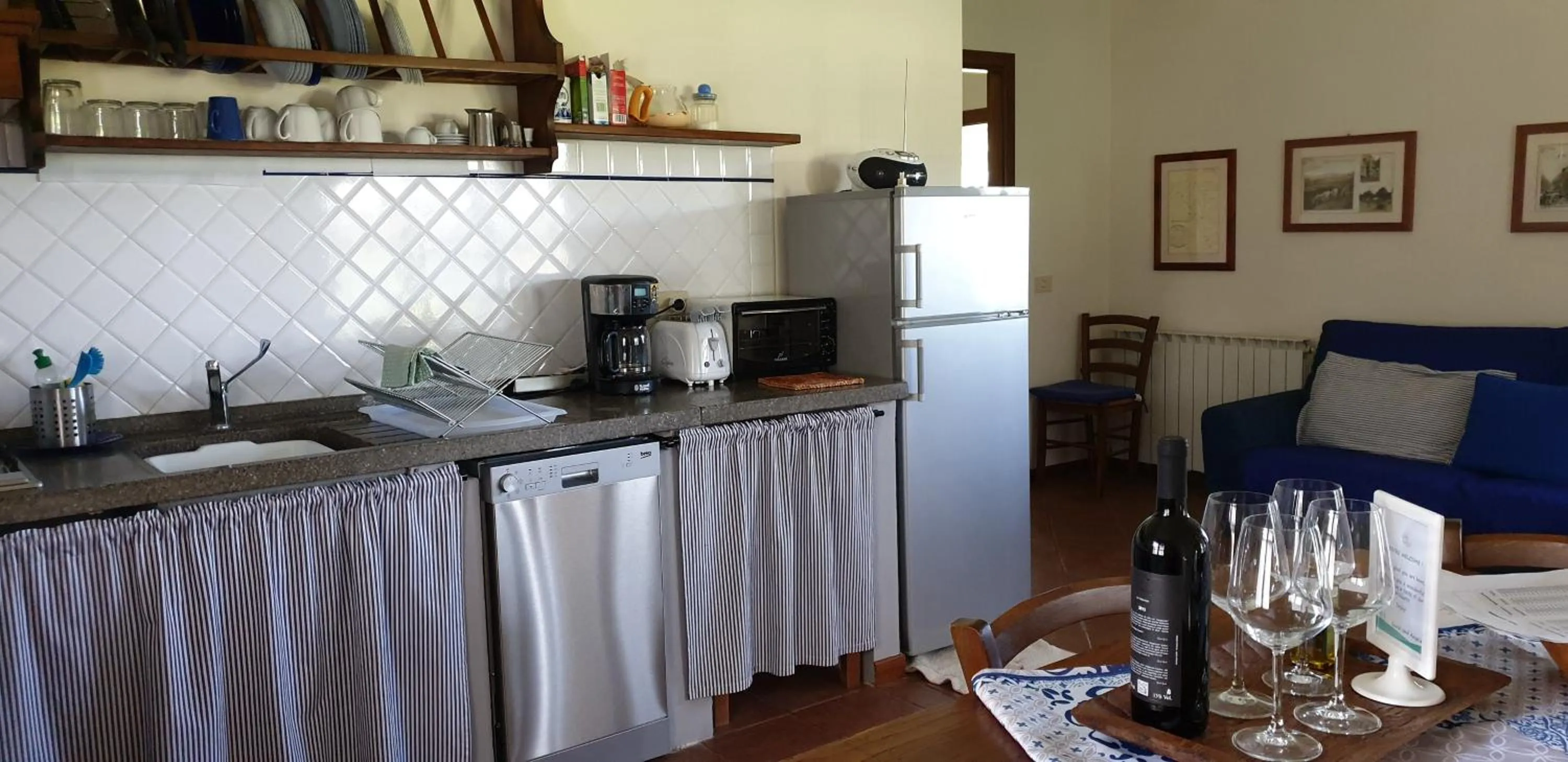 Kitchen or kitchenette in Agriturismo Il Sole Verde