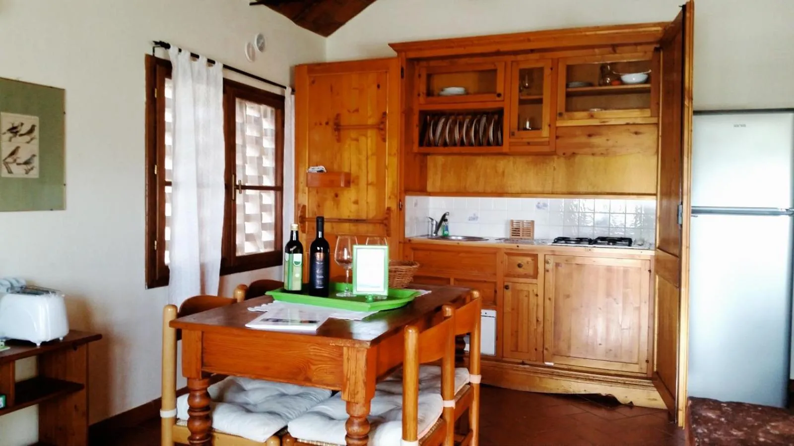 Kitchen or kitchenette in Agriturismo Il Sole Verde