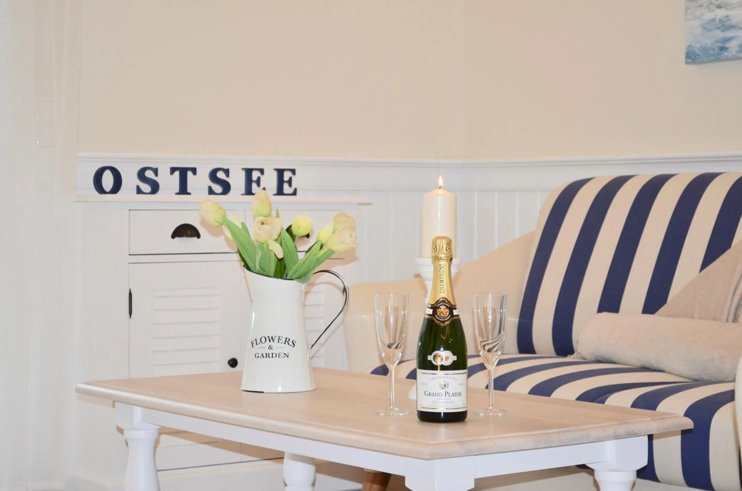 Living room in Villa Strandblick 8