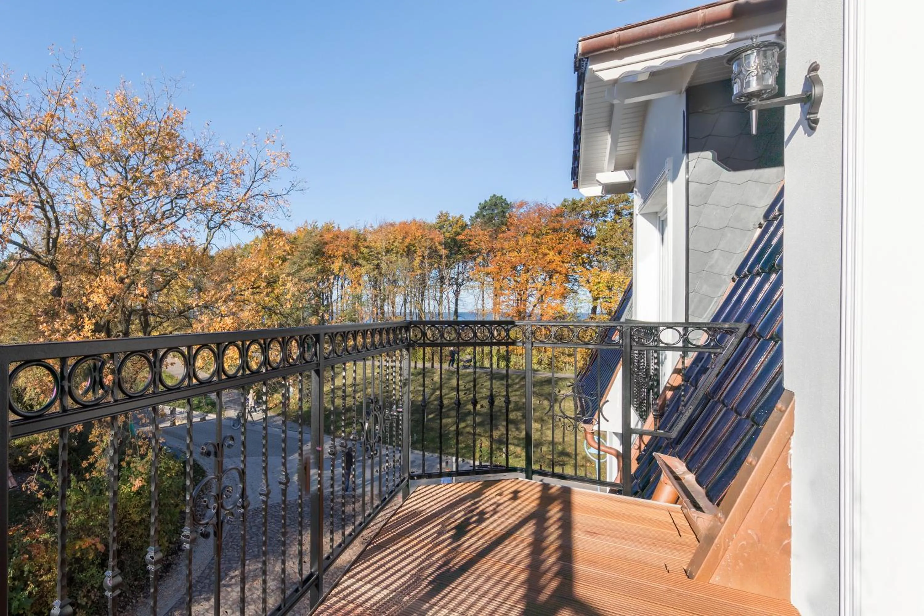 Balcony/Terrace in Villa Strandblick 8