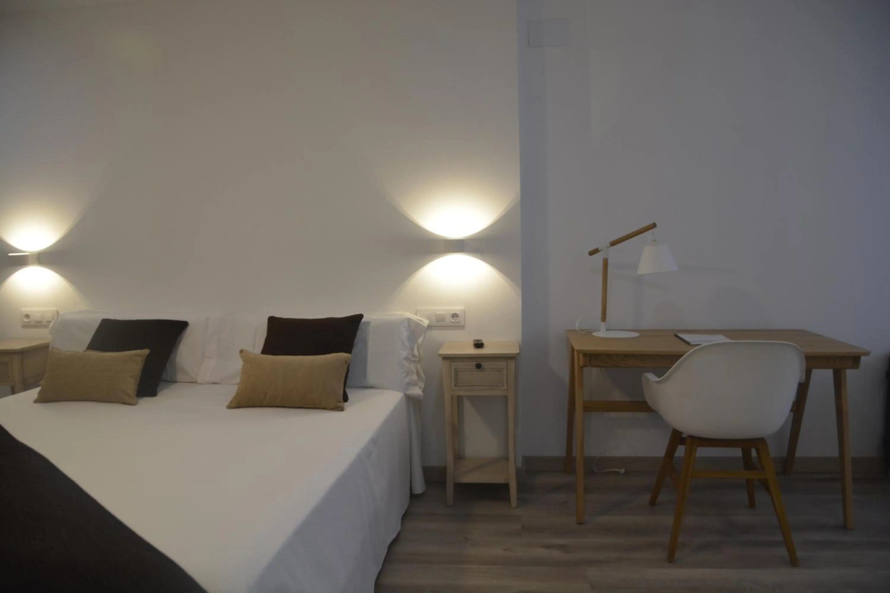 Bed in Hotel Posada Guadalupe