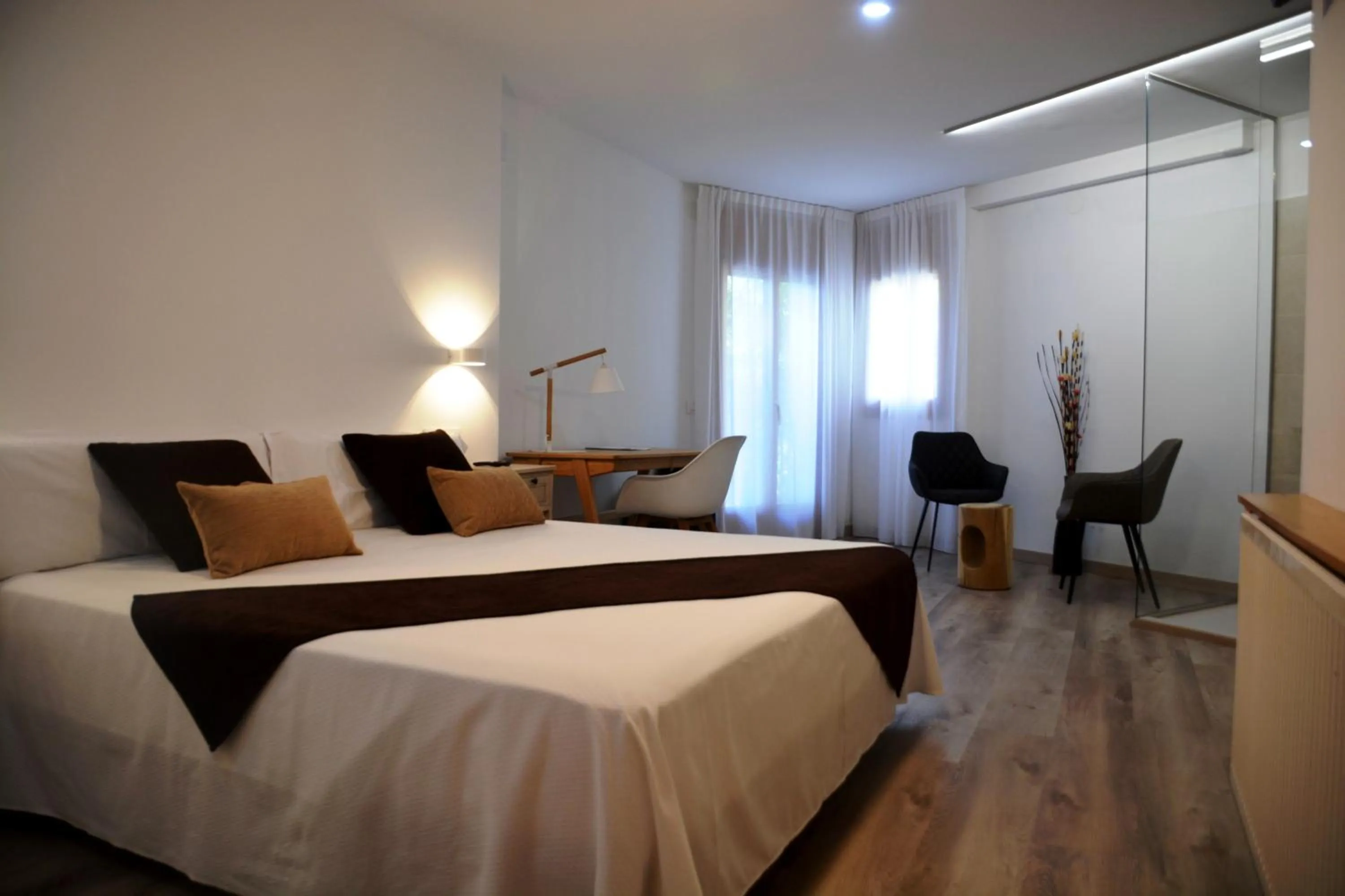 Bed in Hotel Posada Guadalupe