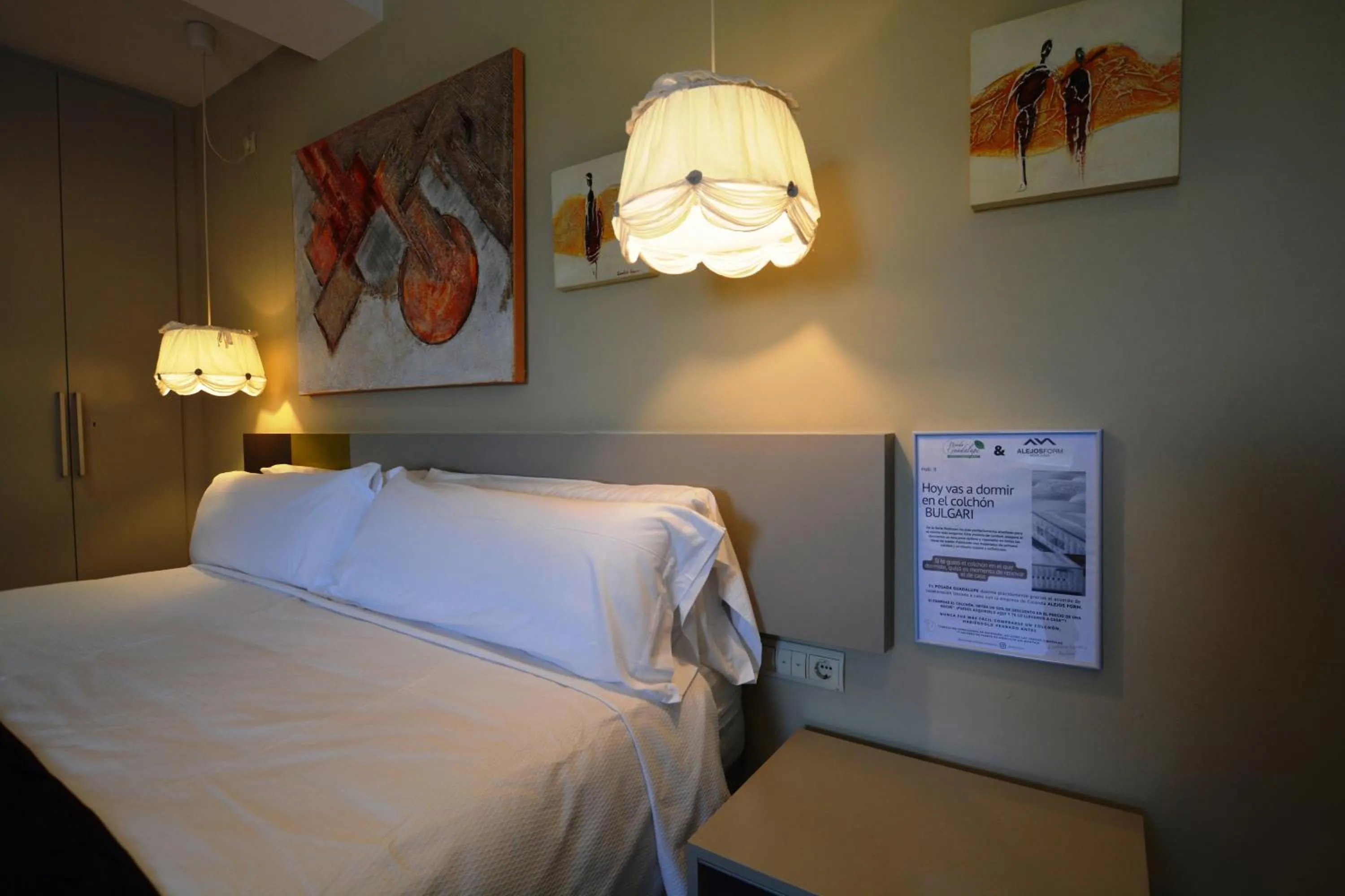 Bed in Hotel Posada Guadalupe