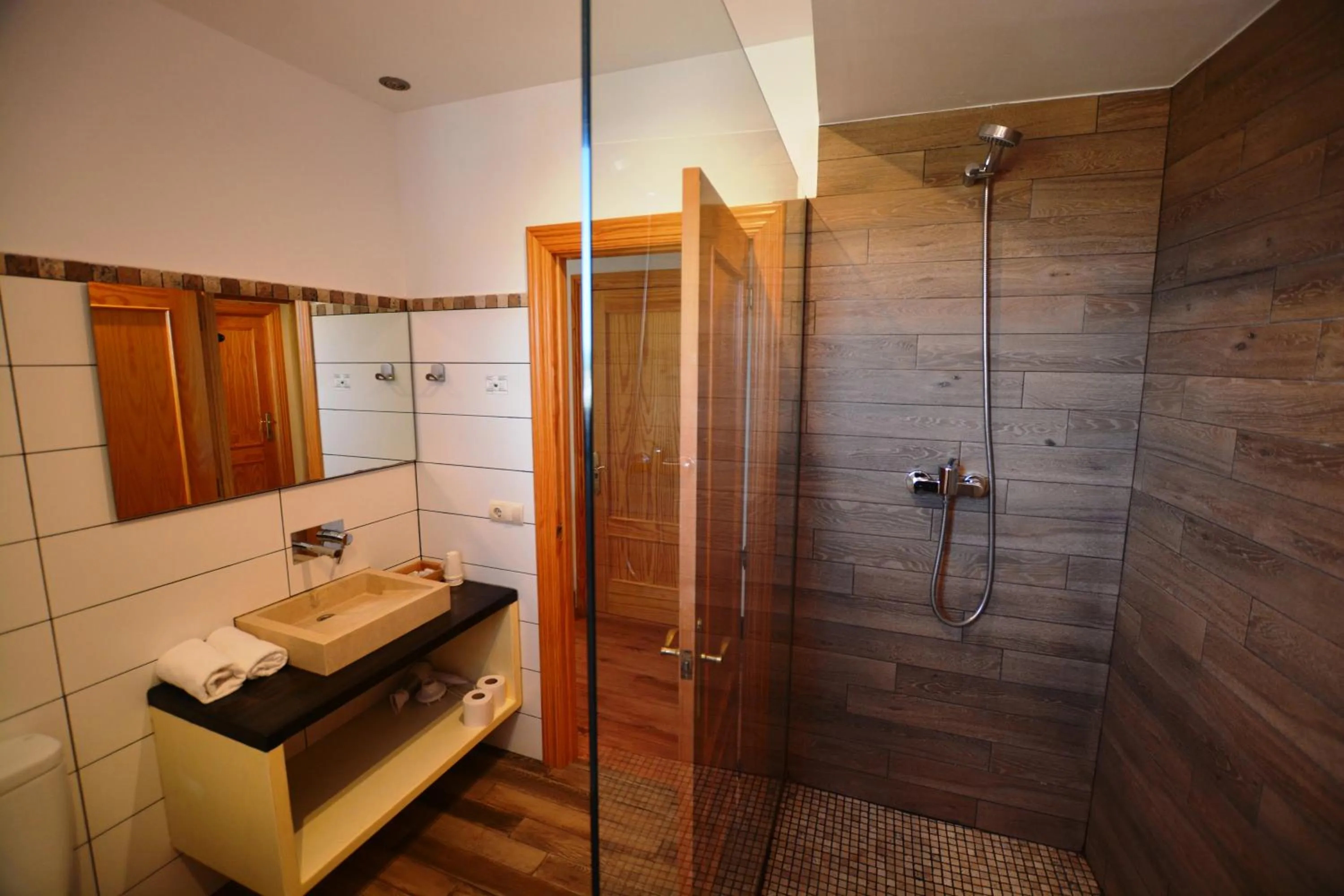 Shower in Hotel Posada Guadalupe