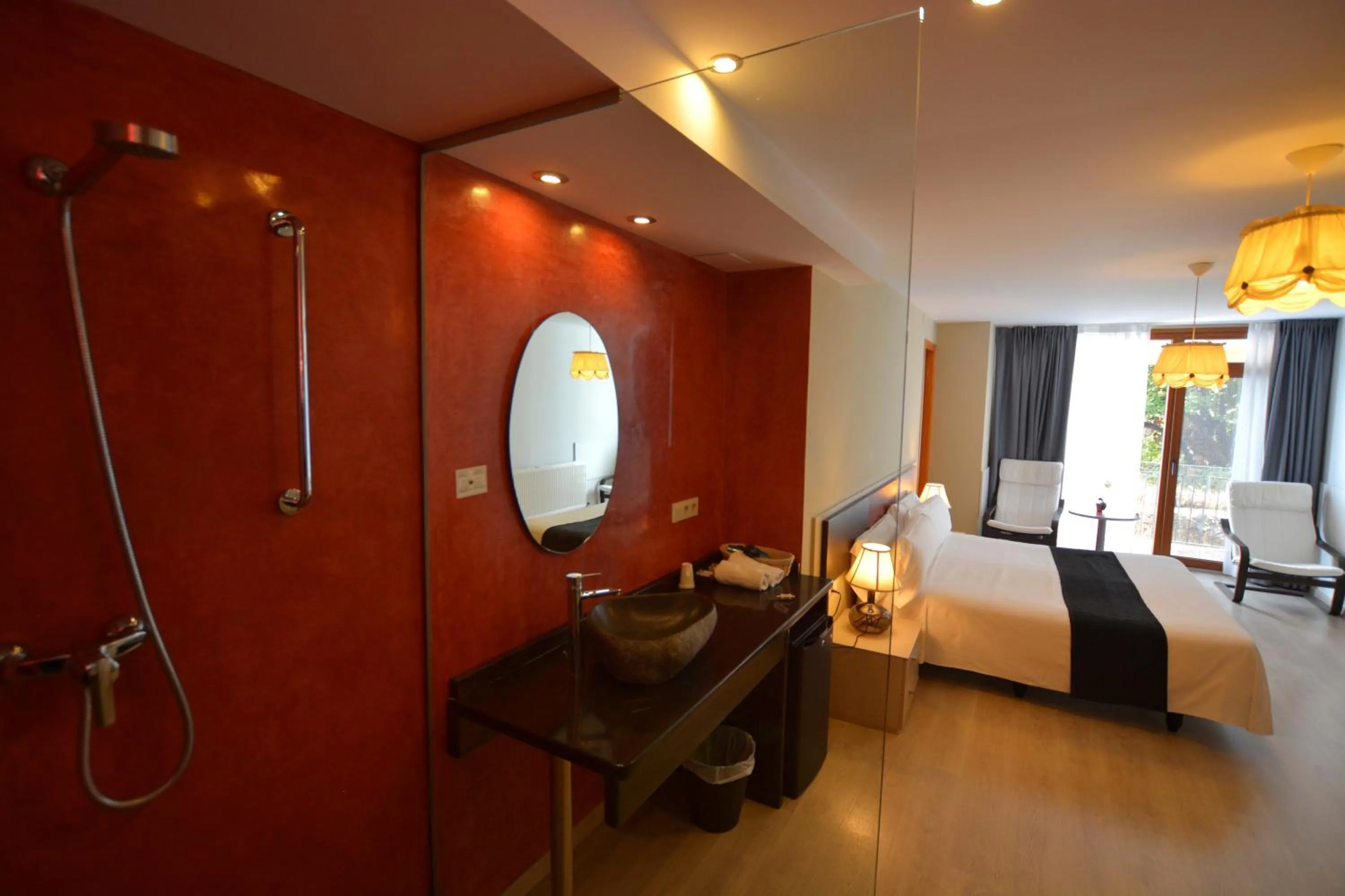 Shower in Hotel Posada Guadalupe