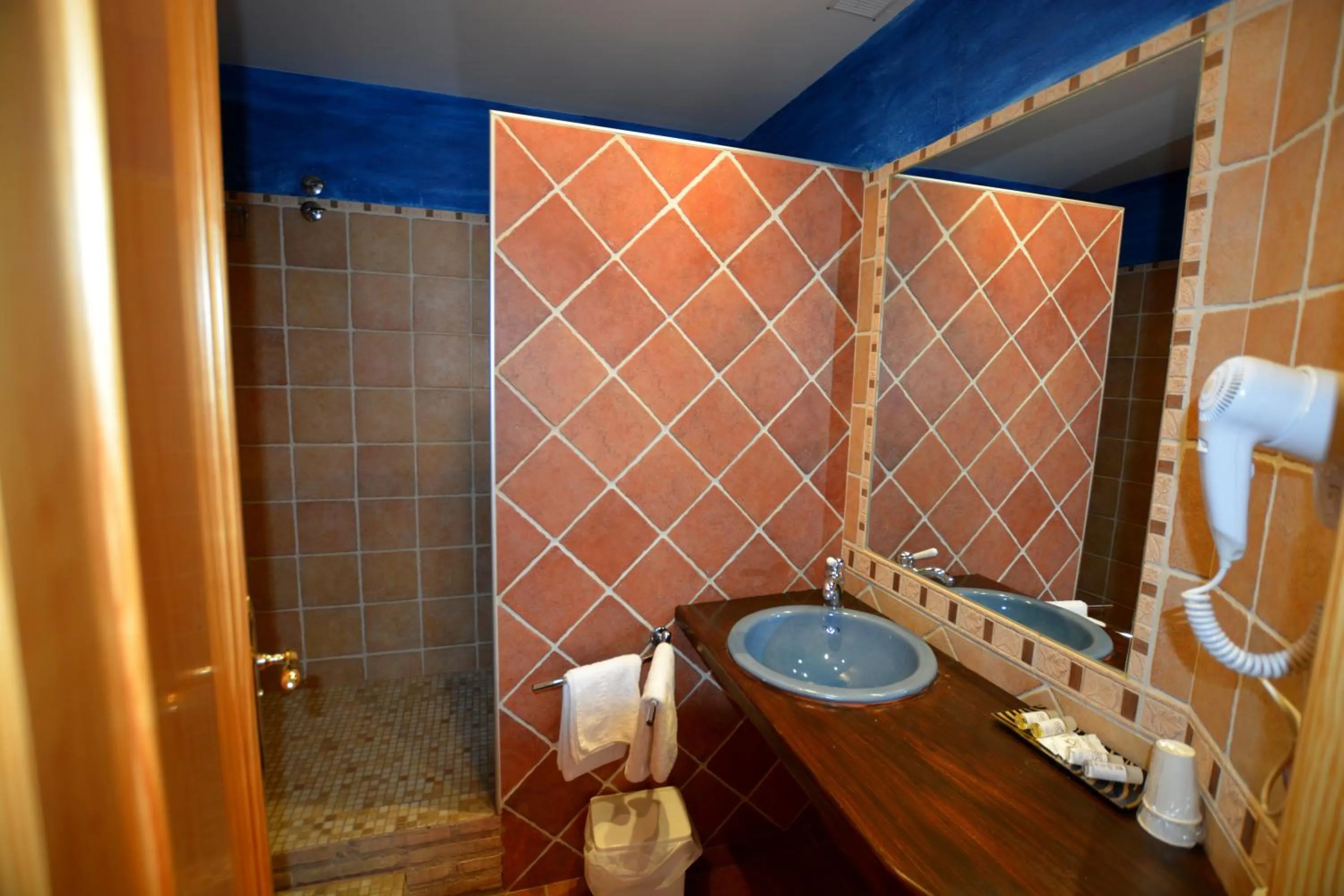 Shower in Hotel Posada Guadalupe