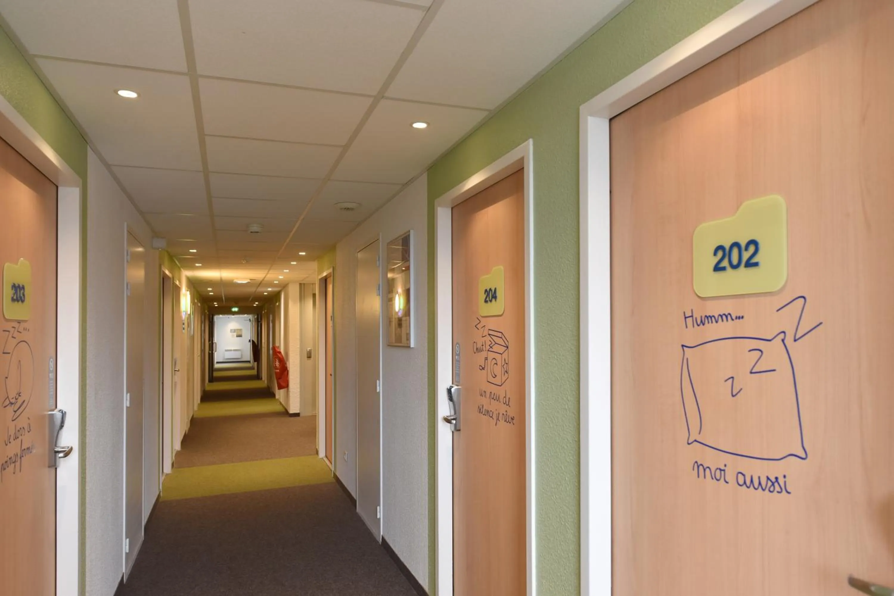 Floor plan in ibis budget Noyon