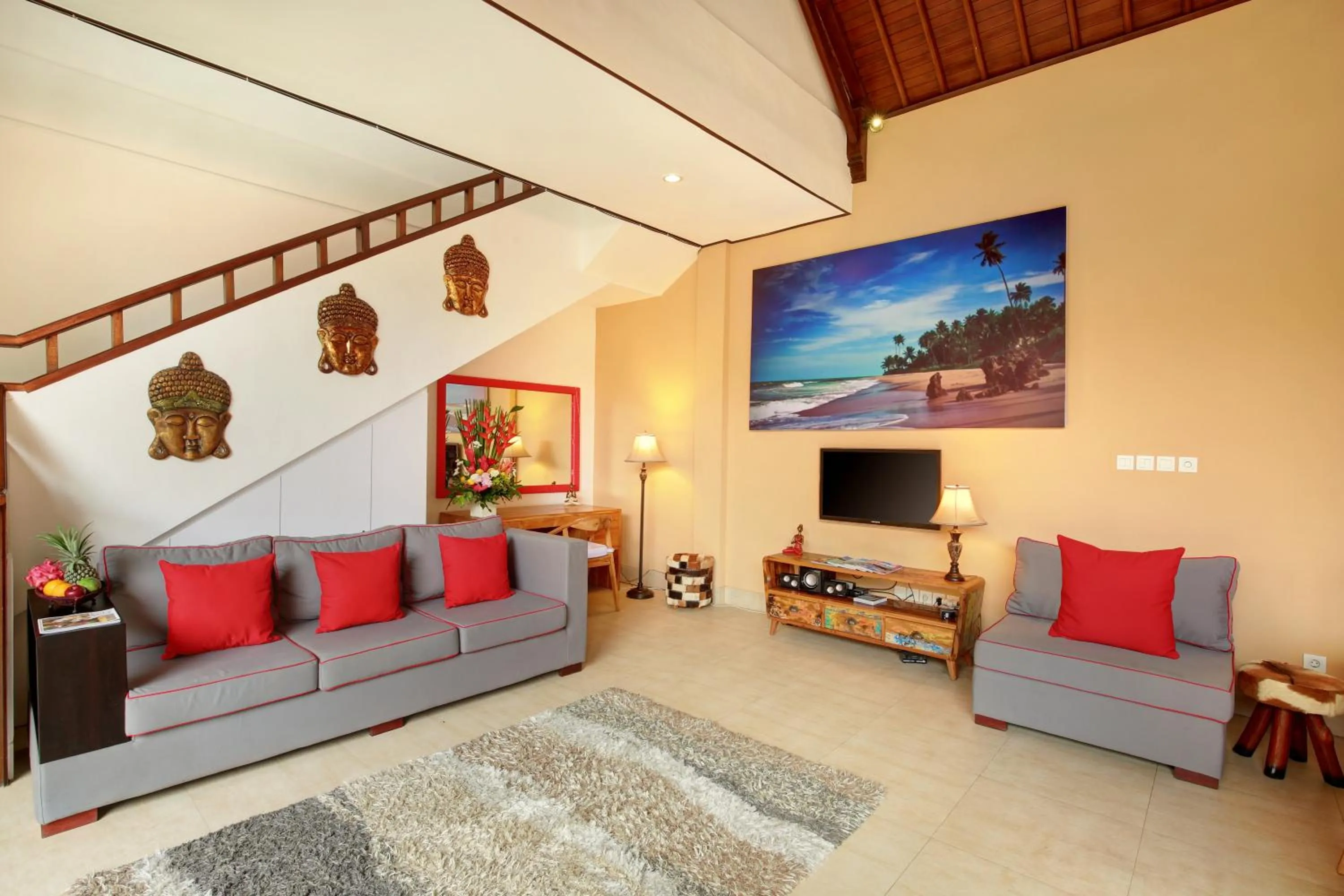 Living room in Concetta Villa Seminyak Beachside By Bali Asia Villa