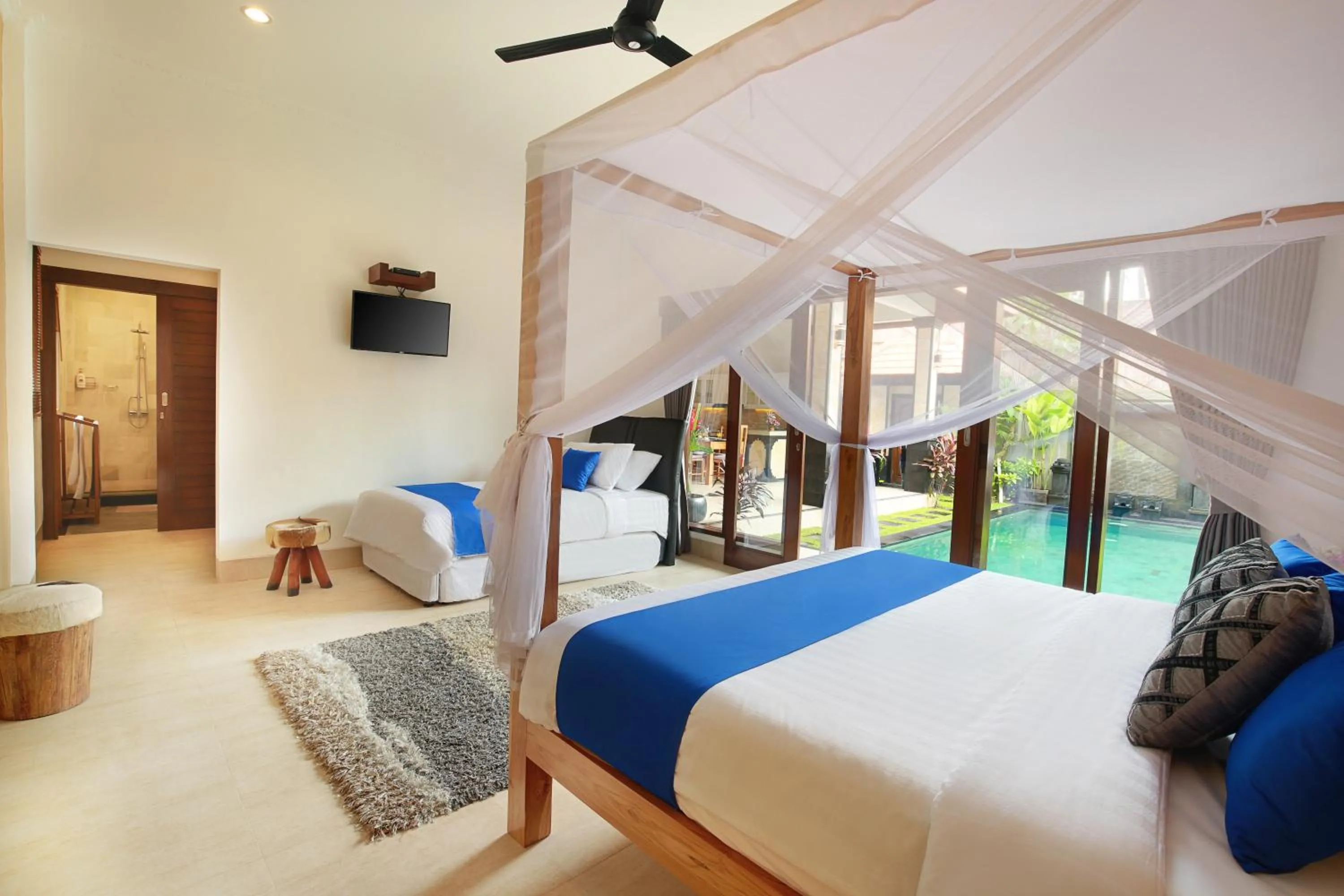 Bedroom, Bed in Concetta Villa Seminyak Beachside By Bali Asia Villa