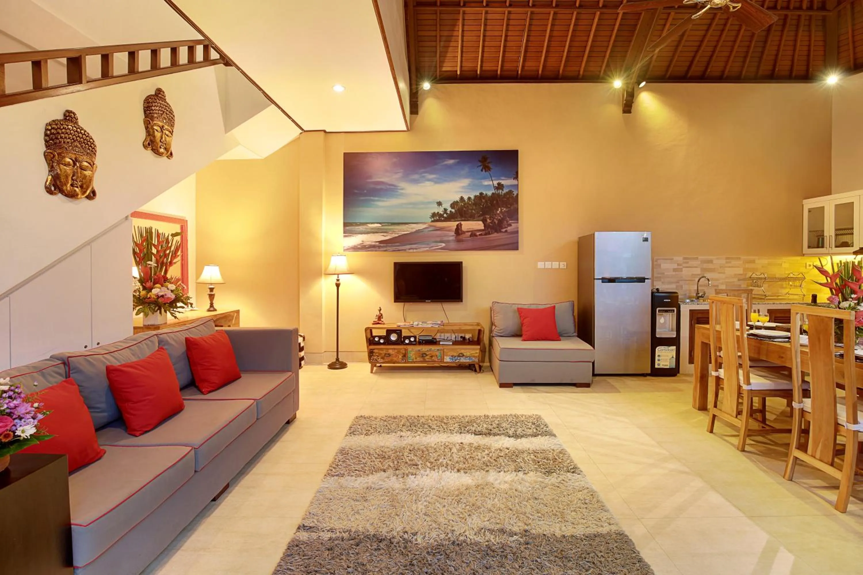 Living room in Concetta Villa Seminyak Beachside By Bali Asia Villa