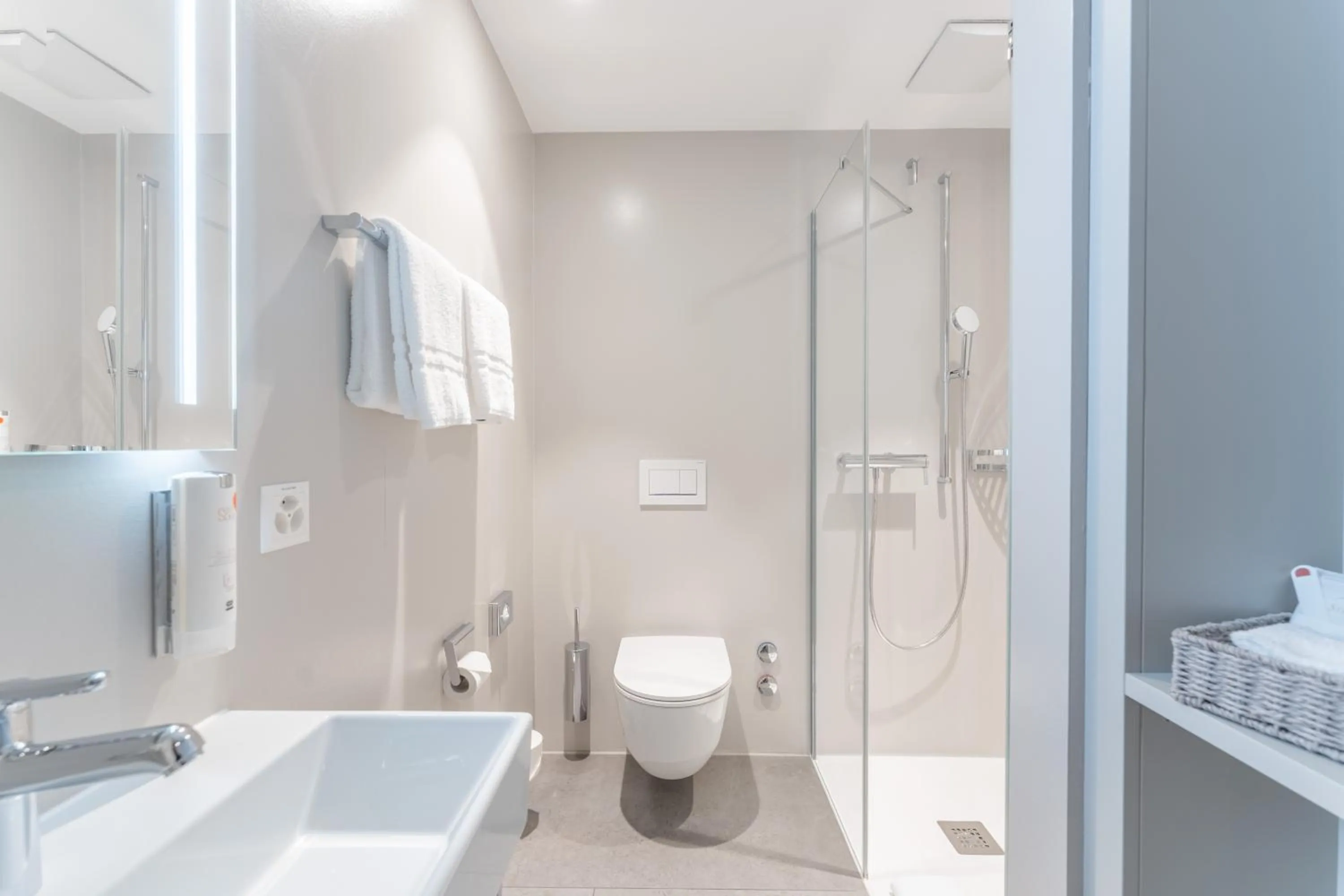 Shower in Gasthof Mühle