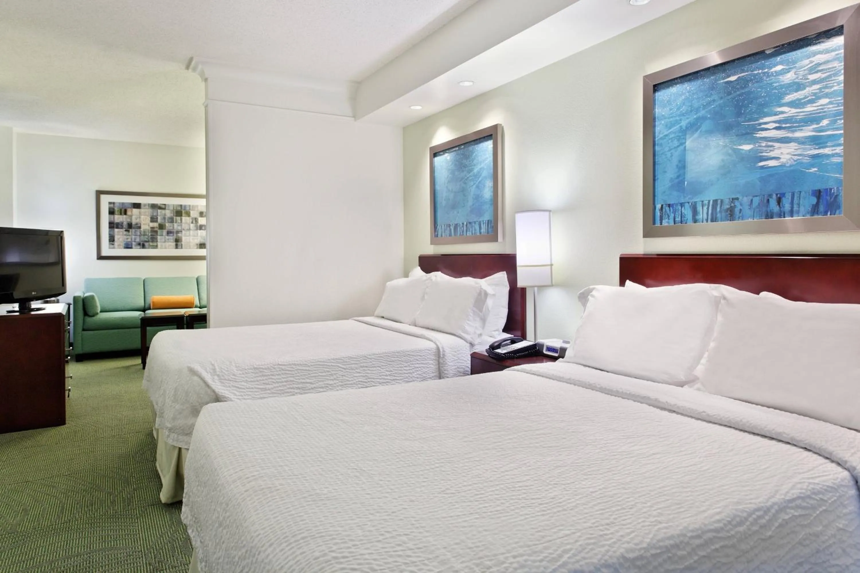 Photo of the whole room, Bed in SpringHill Suites Knoxville At Turkey Creek