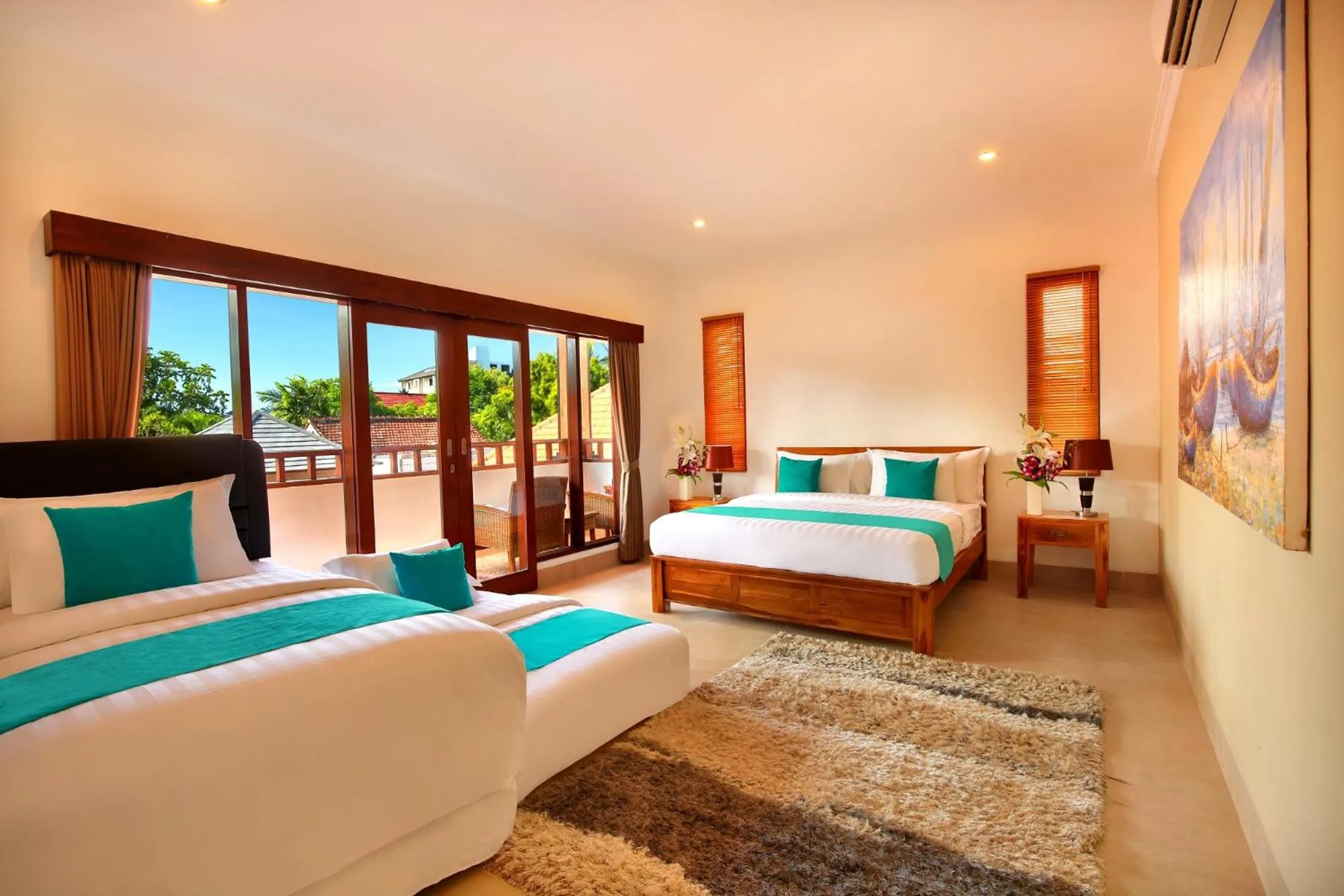 bunk bed, Bed in De Liza Villa Seminyak Beachside By Bali Asia Villa