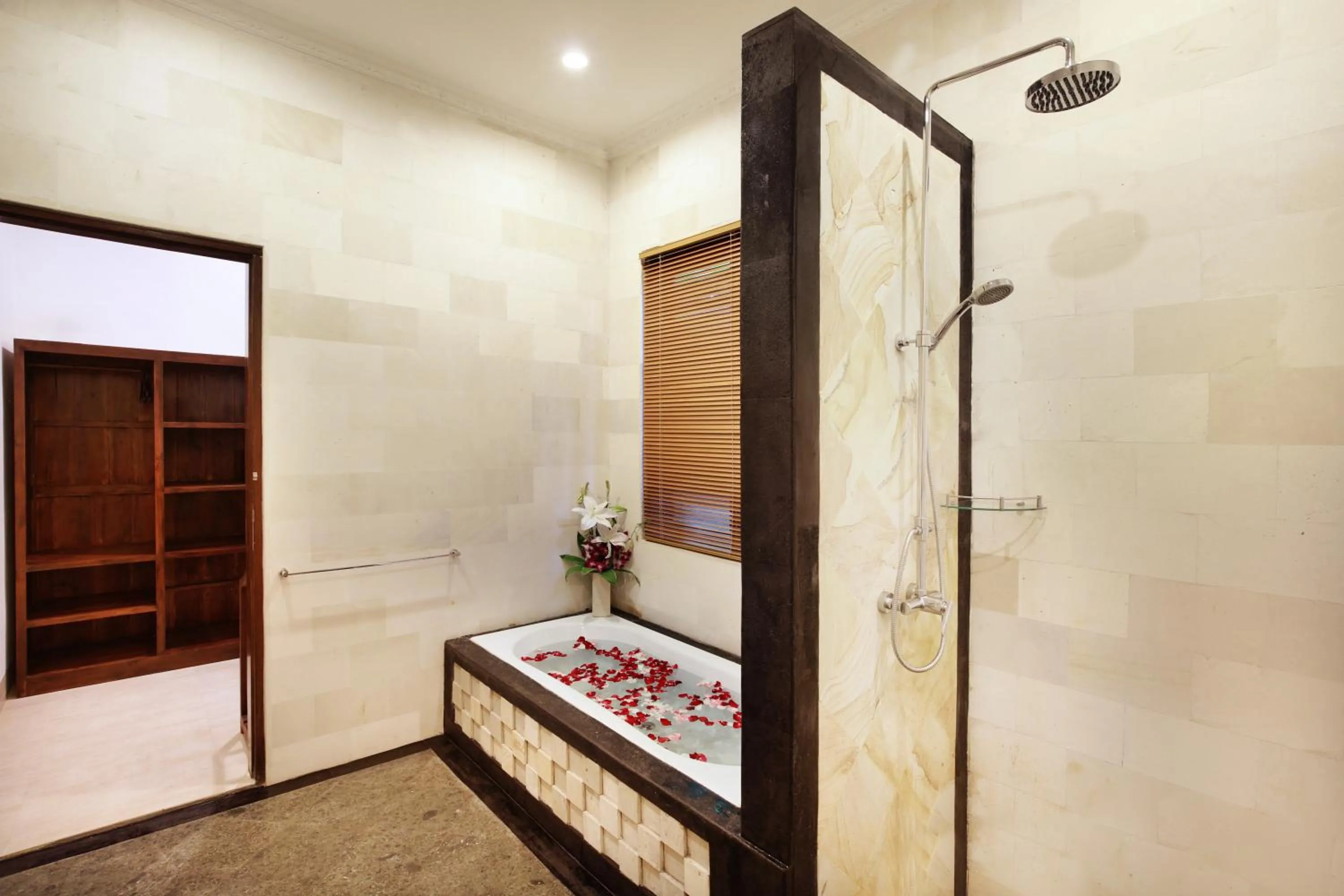 Bathroom, Bed in De Liza Villa Seminyak Beachside By Bali Asia Villa